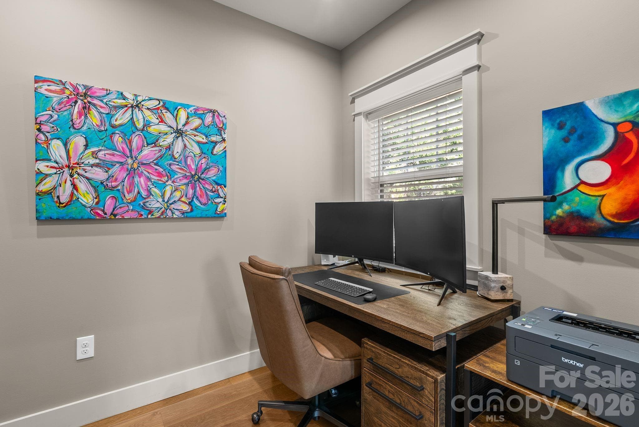 Main Level Bedroom/Office - 7 Acona Lane, Asheville