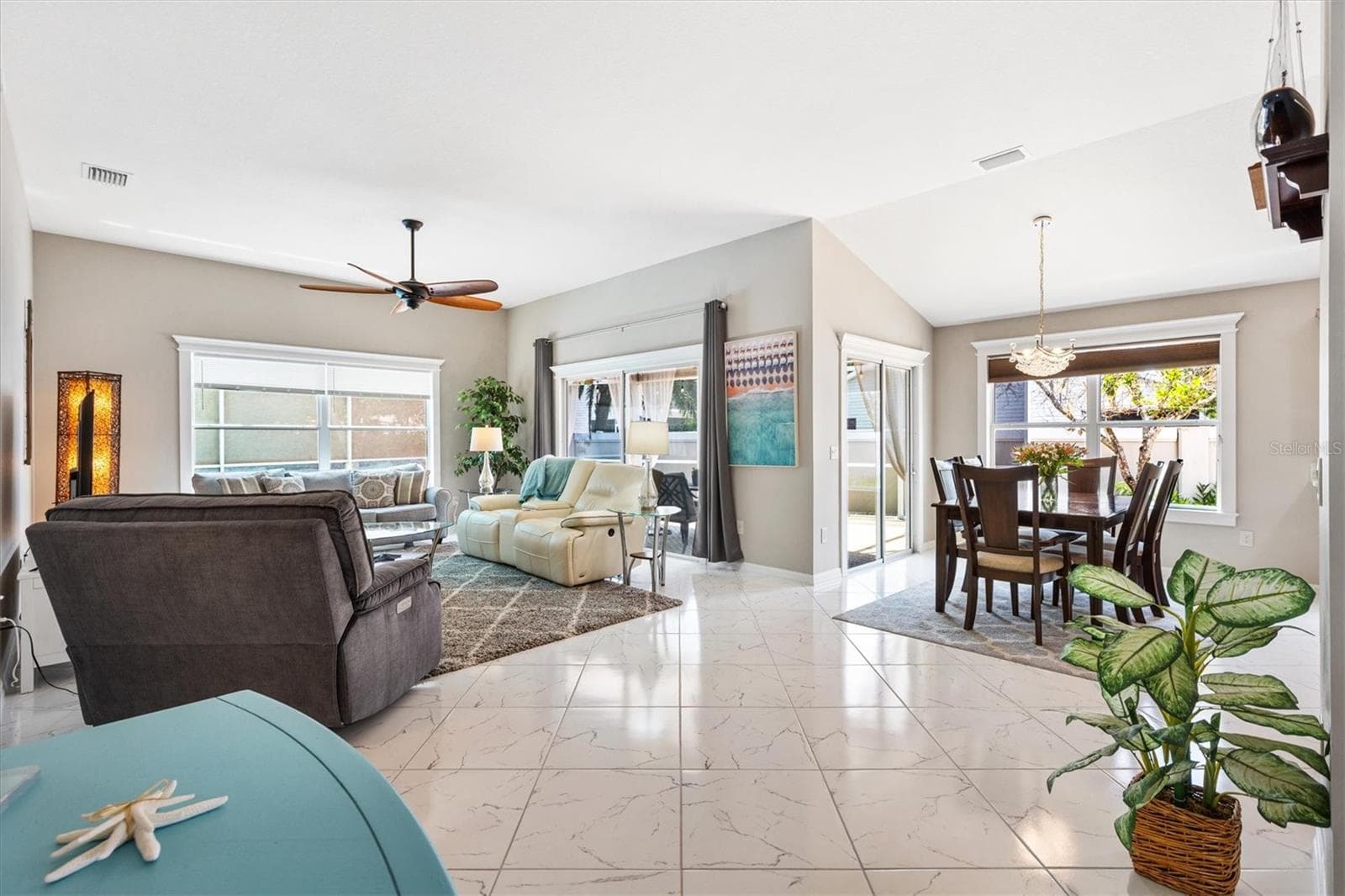 Living and Dining Rooms - 1936 NEEDLEWOOD LN, THE VILLAGES