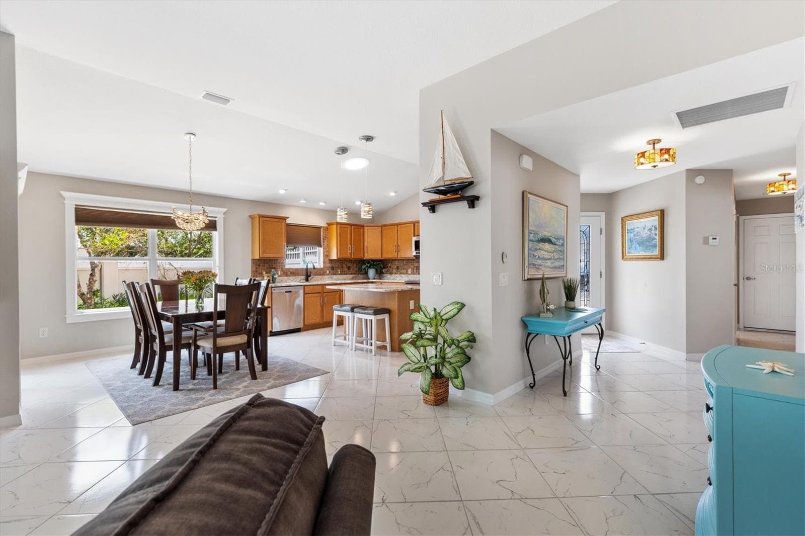 Dining Room and Kitchen - 1936 NEEDLEWOOD LN, THE VILLAGES