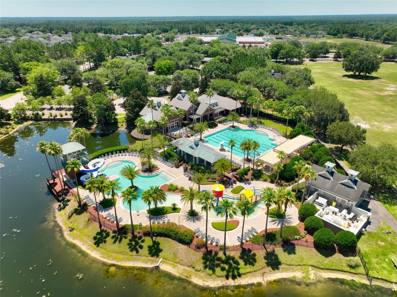 amenity center pools - 585 RUNNING WOODS ST, ORANGE PARK