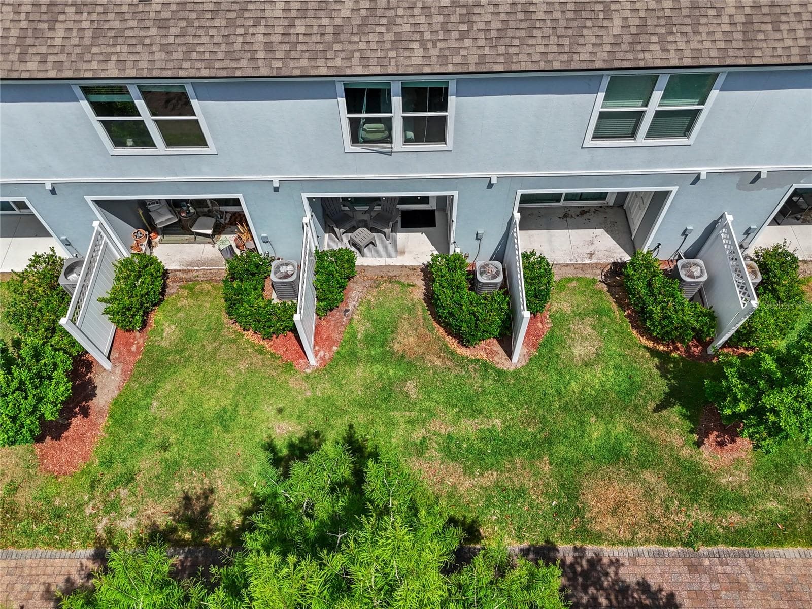 backyard aerial - 585 RUNNING WOODS ST, ORANGE PARK