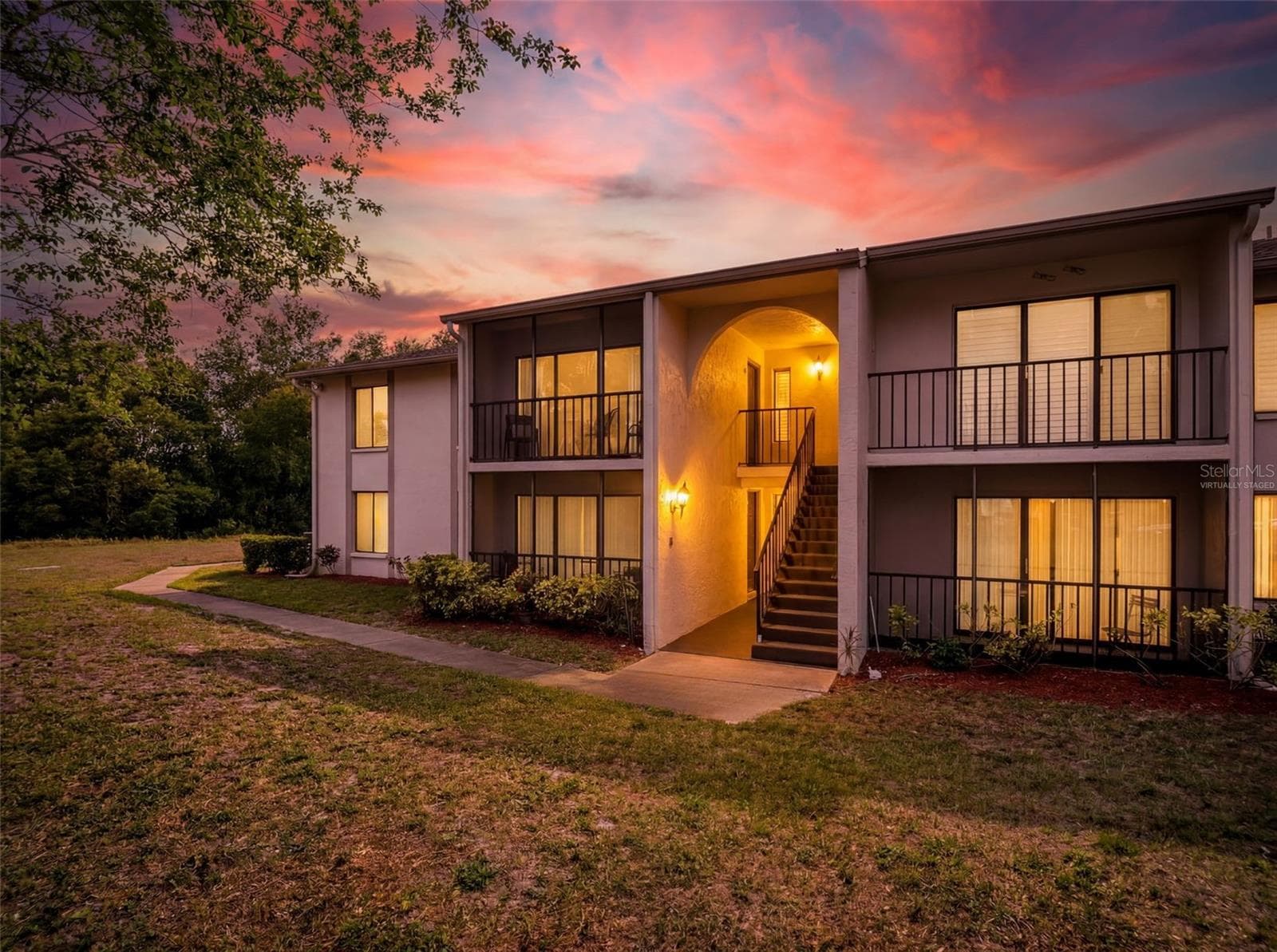 Virtually Staged Twilight~ - 2642 PINE RIDGE WAY S #G2, PALM HARBOR