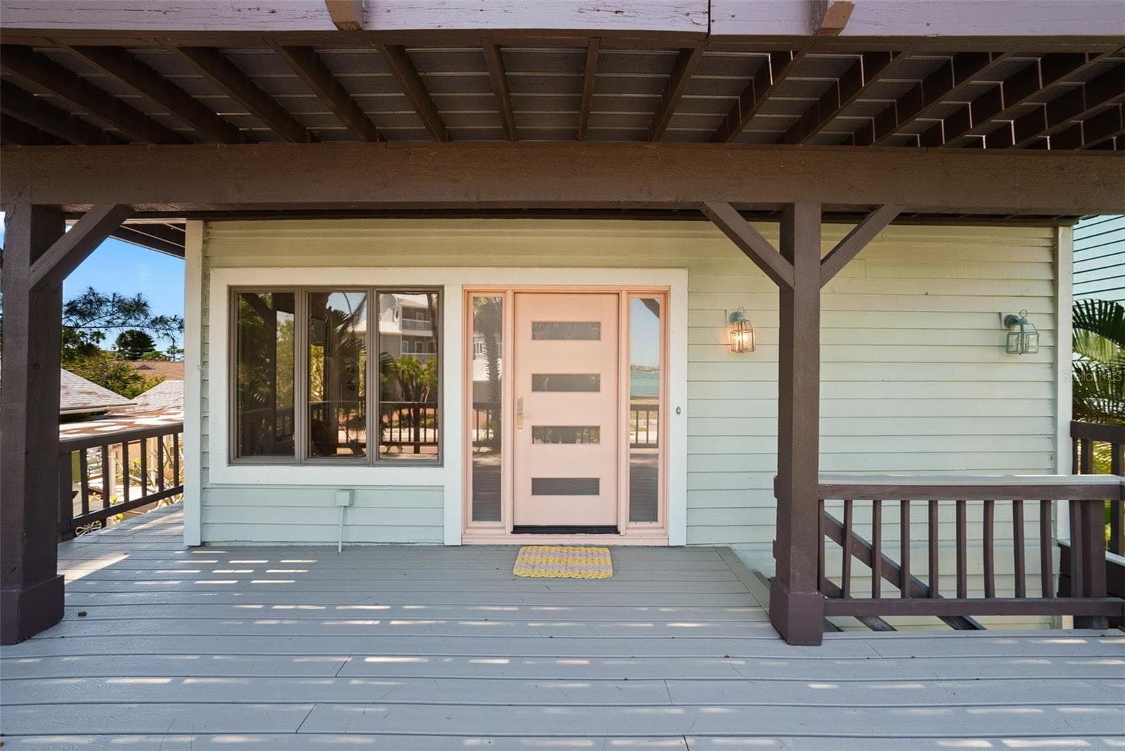 Covered Entry to Main Living Level - 1304 PASS A GRILLE WAY, ST PETE BEACH