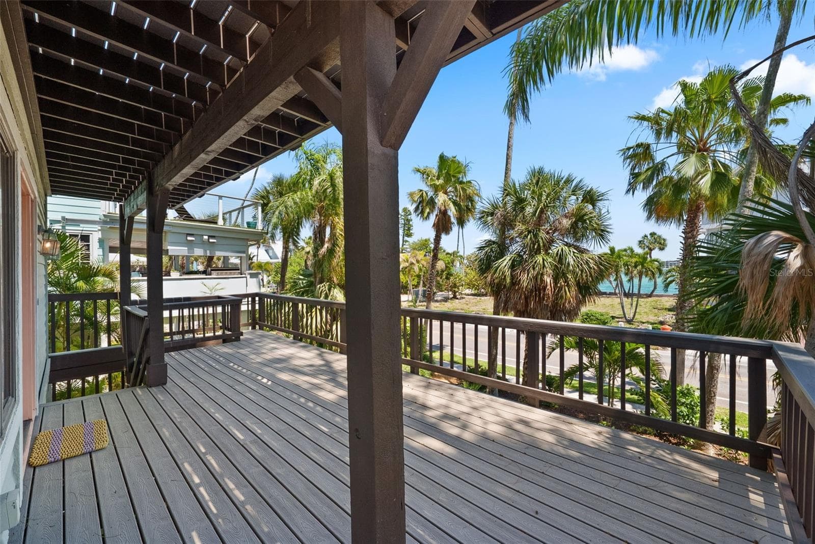 Large Covered Porch at the Main Living Level - 1304 PASS A GRILLE WAY, ST PETE BEACH