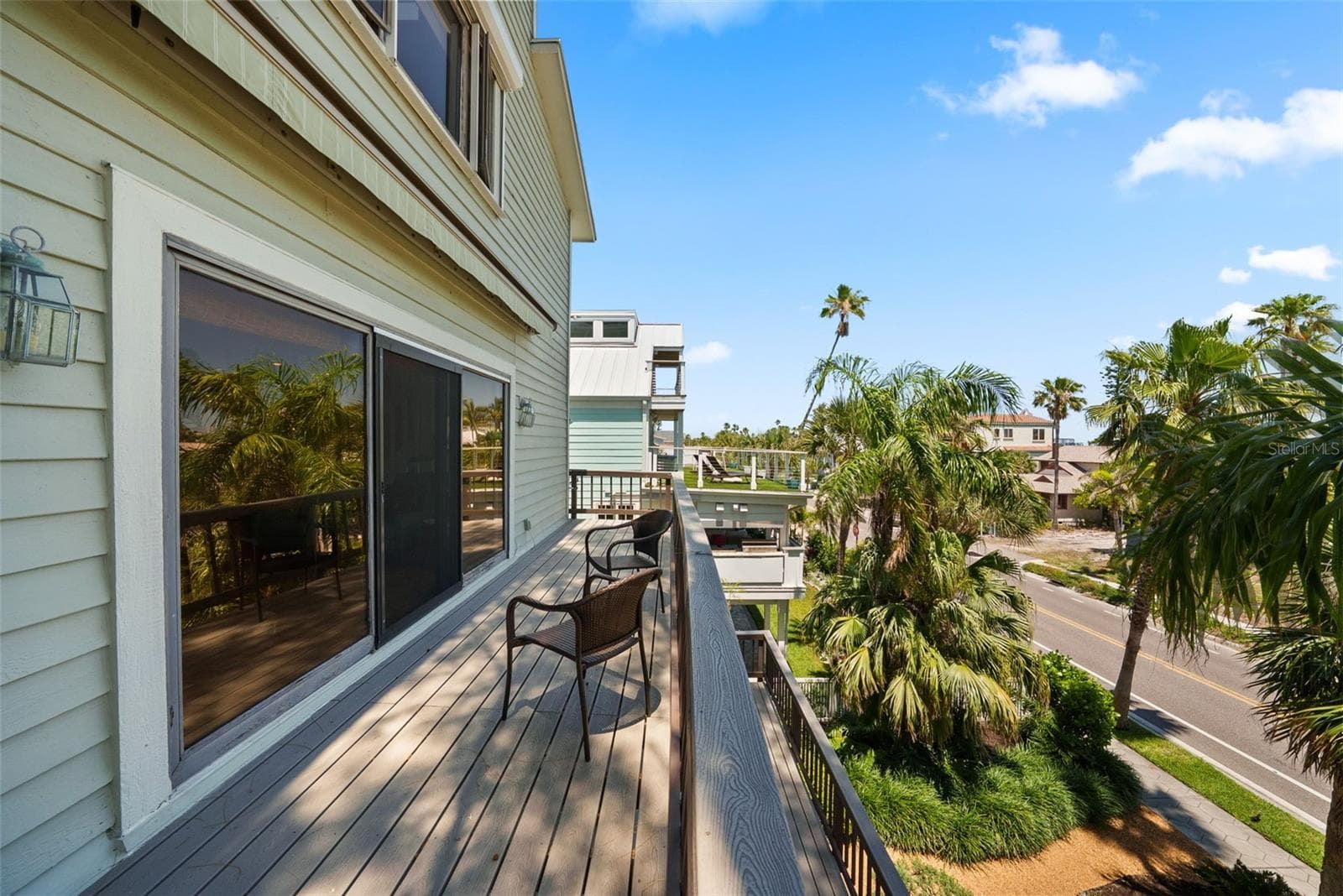 Guest Level Porches from the Family Room - 1304 PASS A GRILLE WAY, ST PETE BEACH