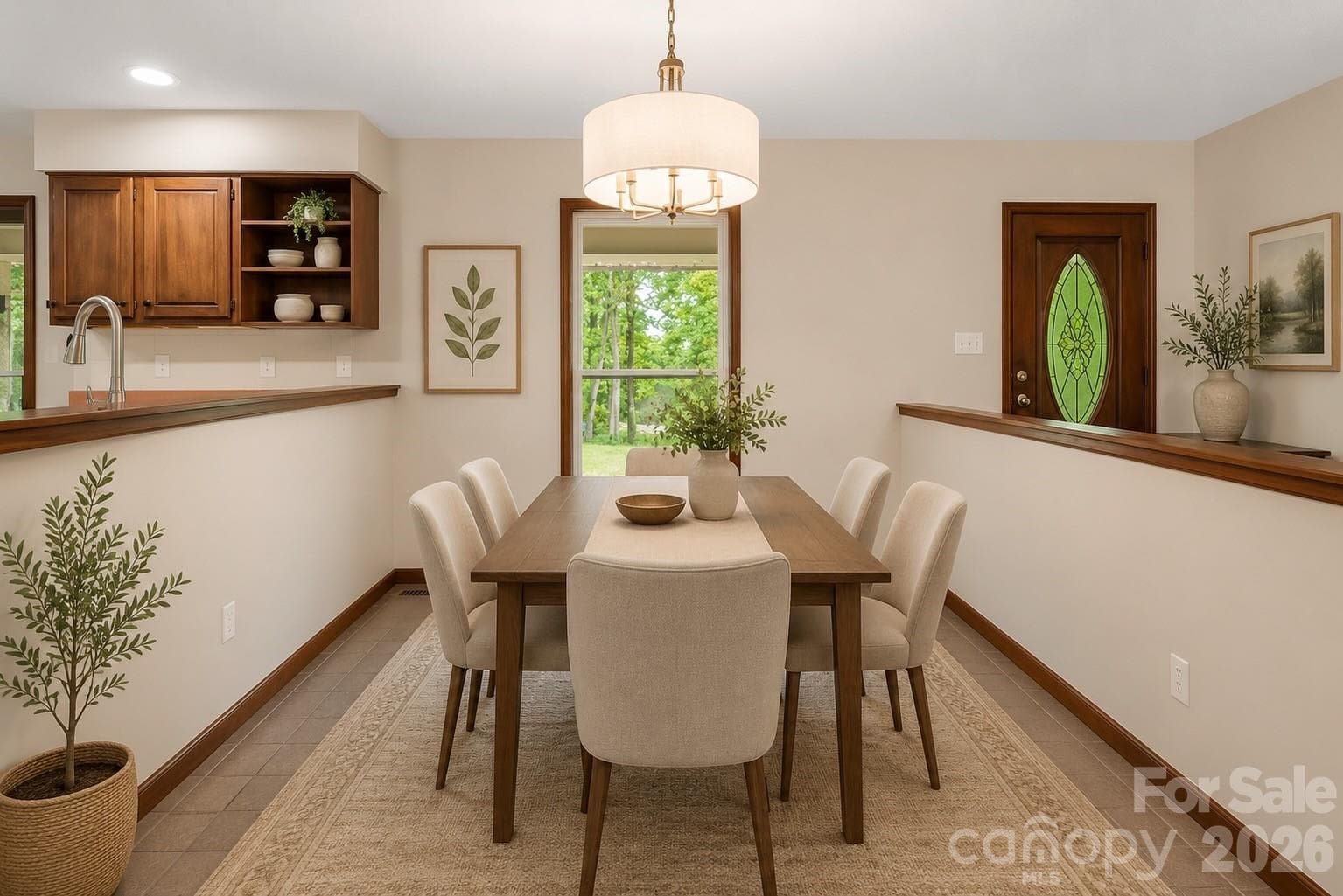 Dining Virtually Staged - 35 Byrd Road, Candler