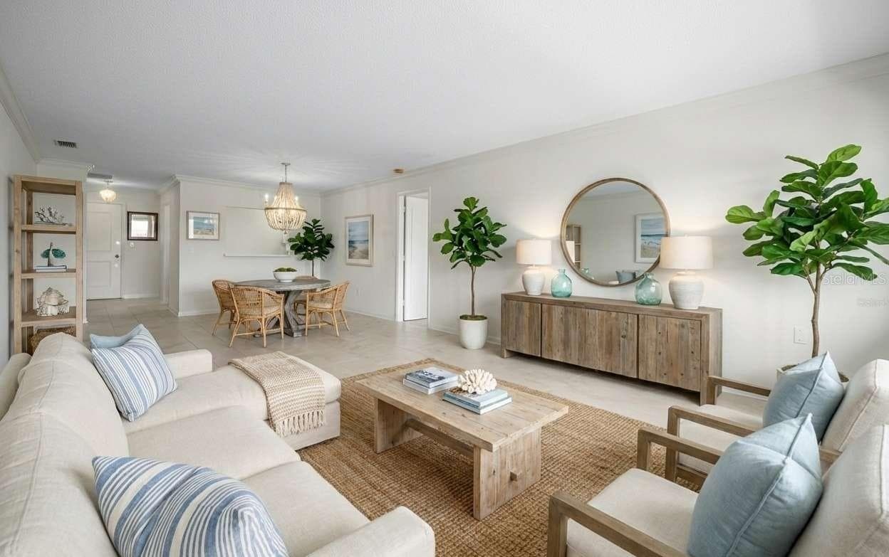 Virtual photo of coastal vibe in the space - 100 BLUFF VIEW DR #608C, BELLEAIR BLUFFS