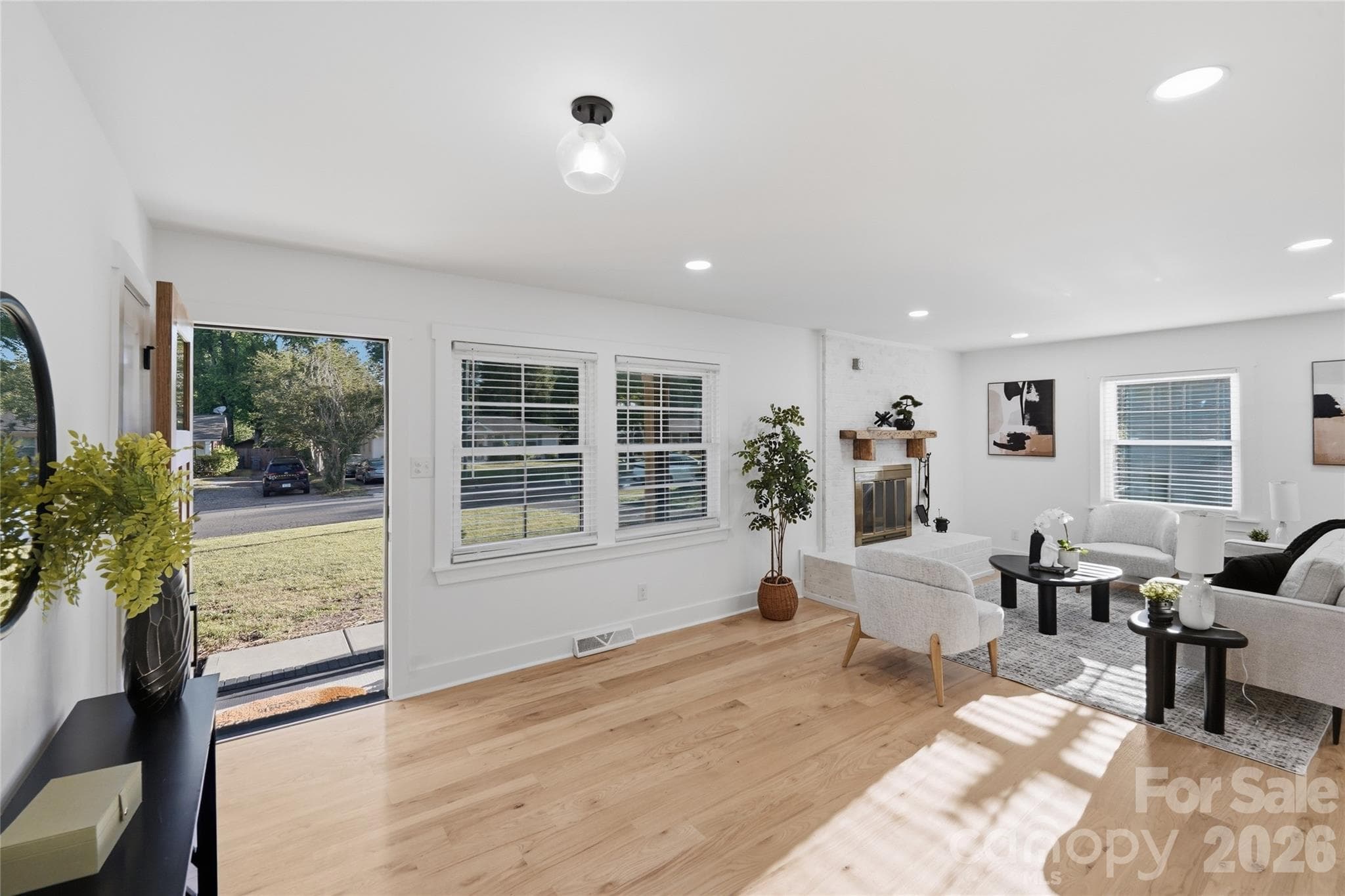 Upon entering, you see the great open floor plan! - 4314 Ivanhoe Place, Charlotte