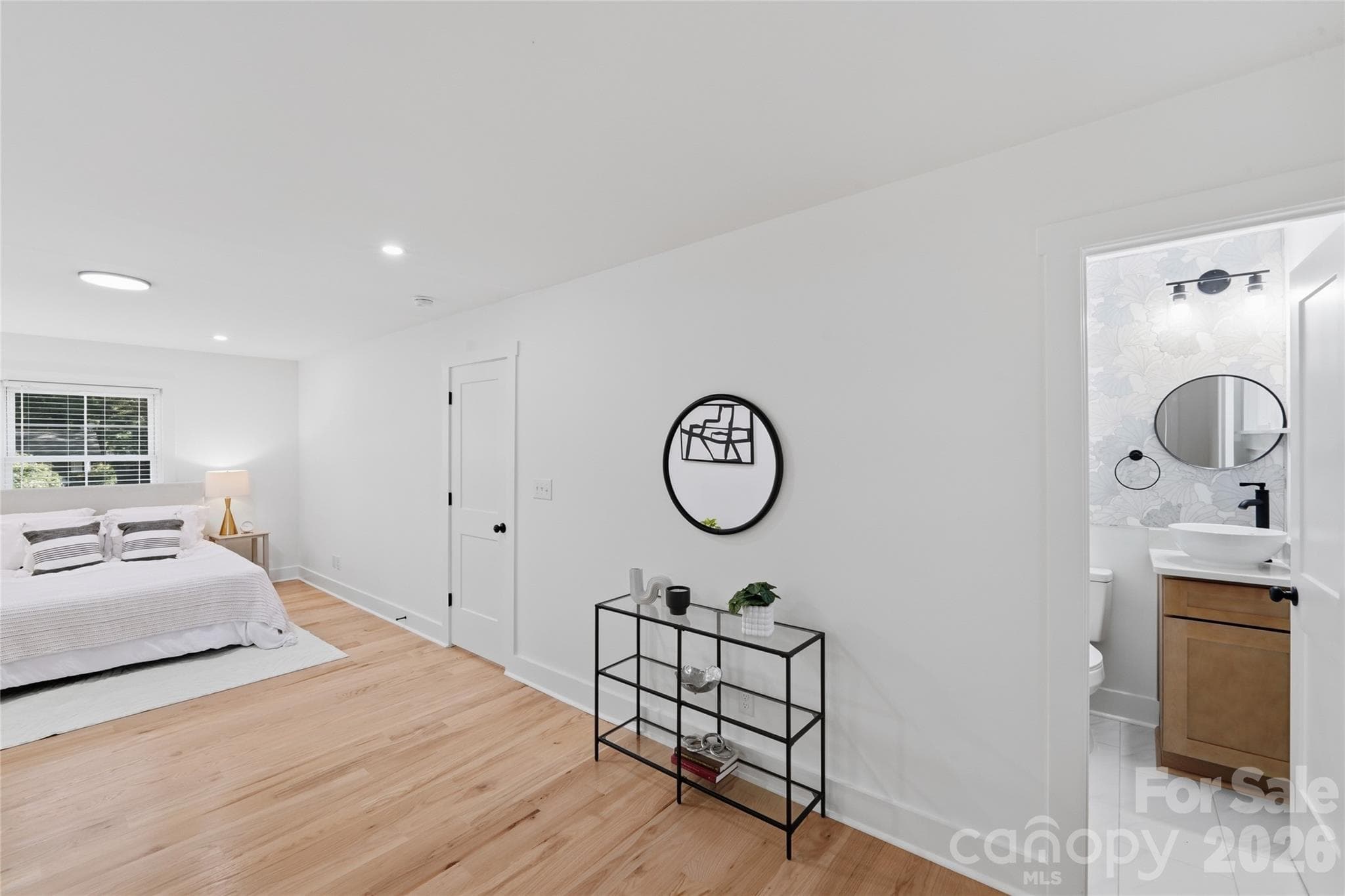 Bedroom 2 with a half bath - 4314 Ivanhoe Place, Charlotte