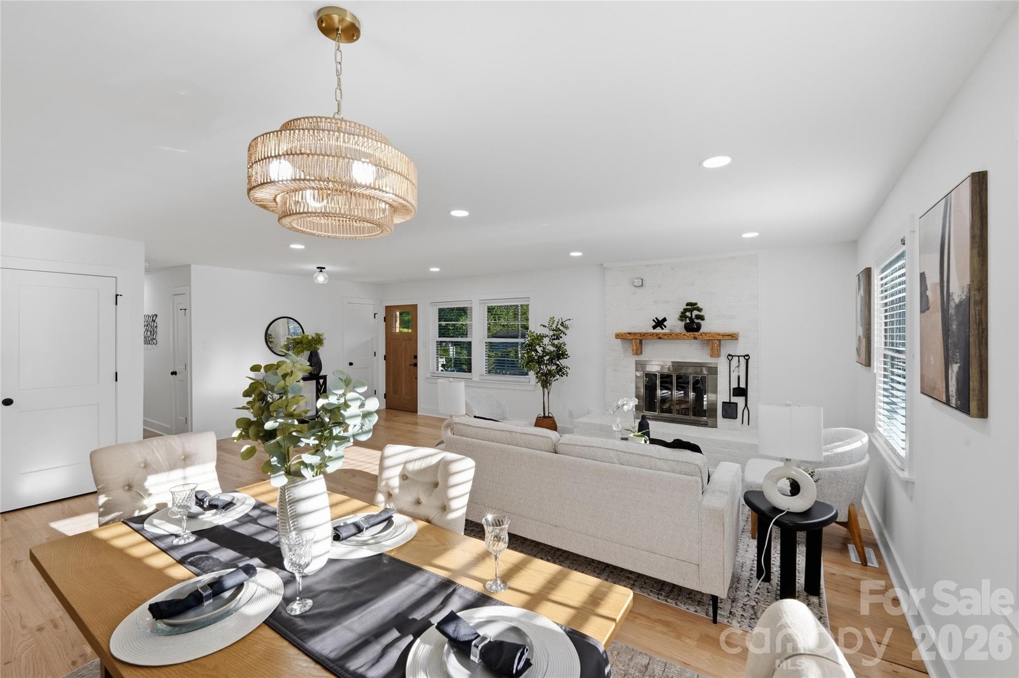 View from dining area - 4314 Ivanhoe Place, Charlotte