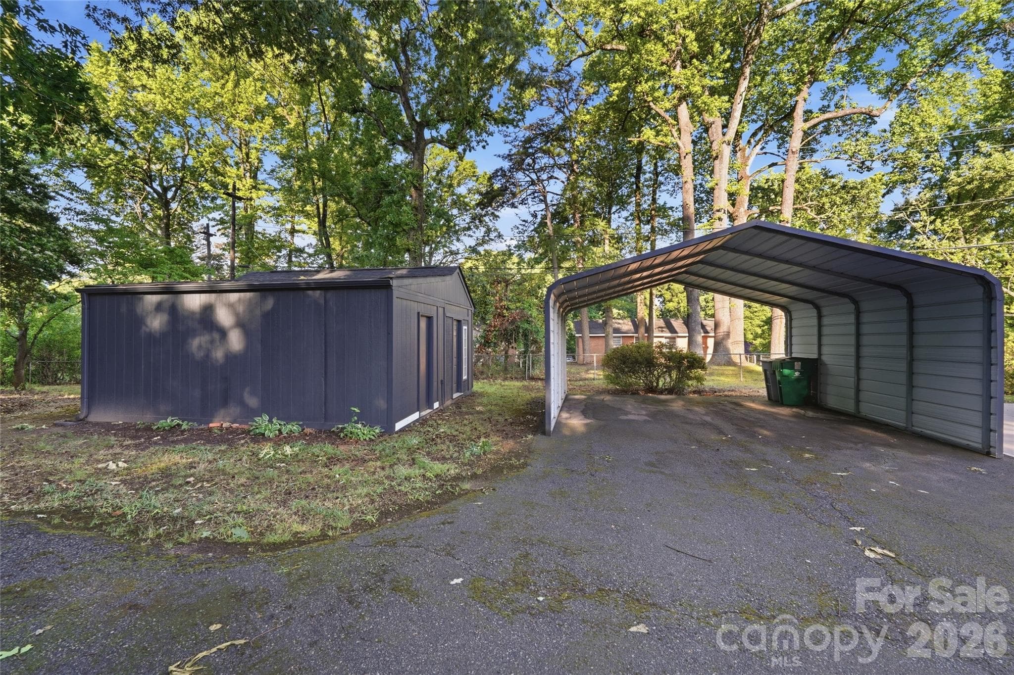20x20 carport and 20x20 shed. - 4314 Ivanhoe Place, Charlotte