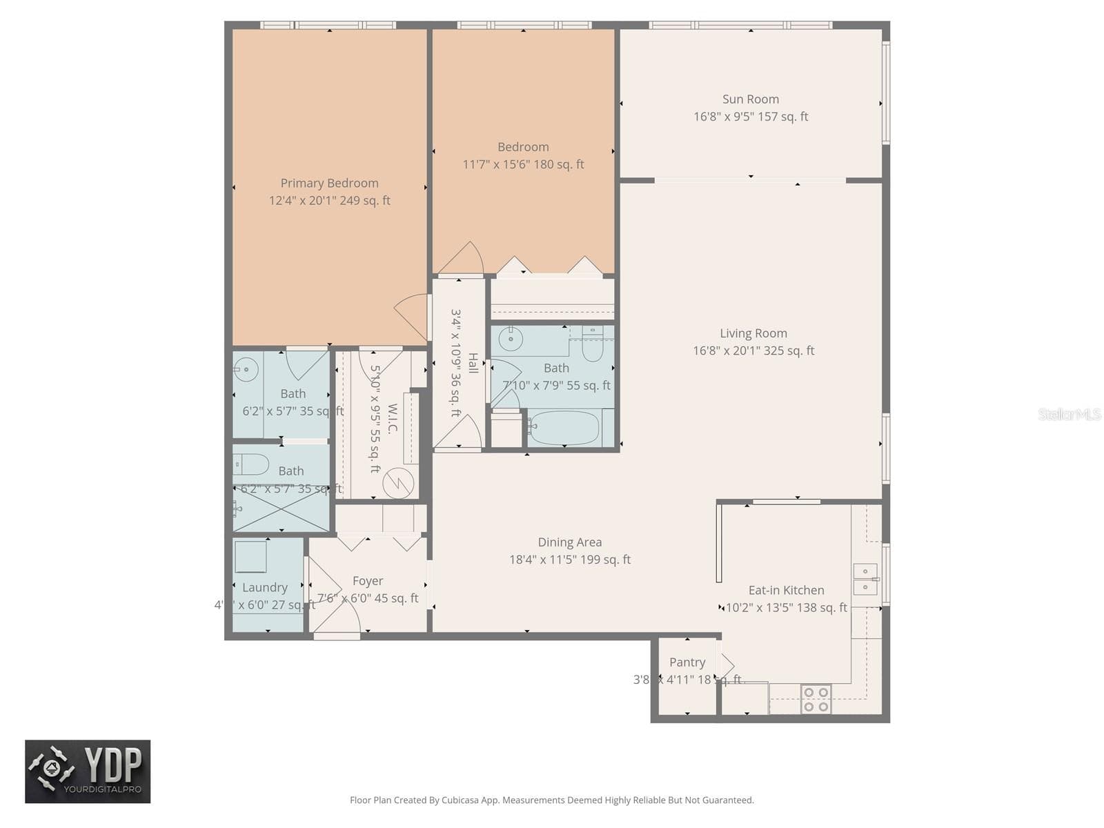 Floorplan - 100 BLUFF VIEW DR #514C, BELLEAIR BLUFFS