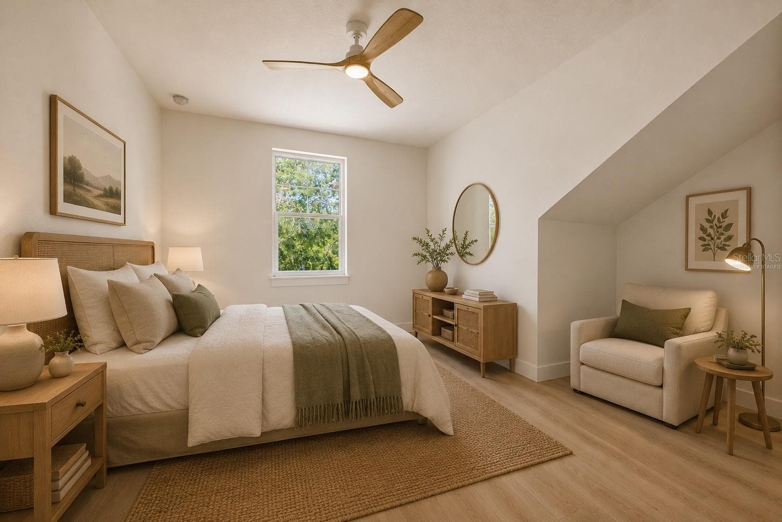 Bedroom 3 (Virtually Staged) - 7617 ALVINA ST, TAMPA