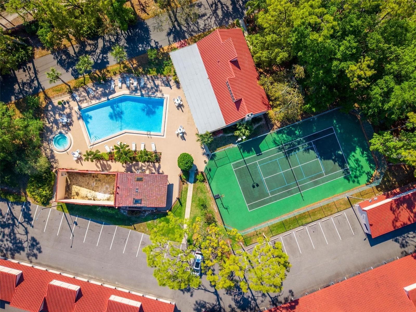 Pool & Tennis Court - 1162 CARMEL CIR #440, CASSELBERRY