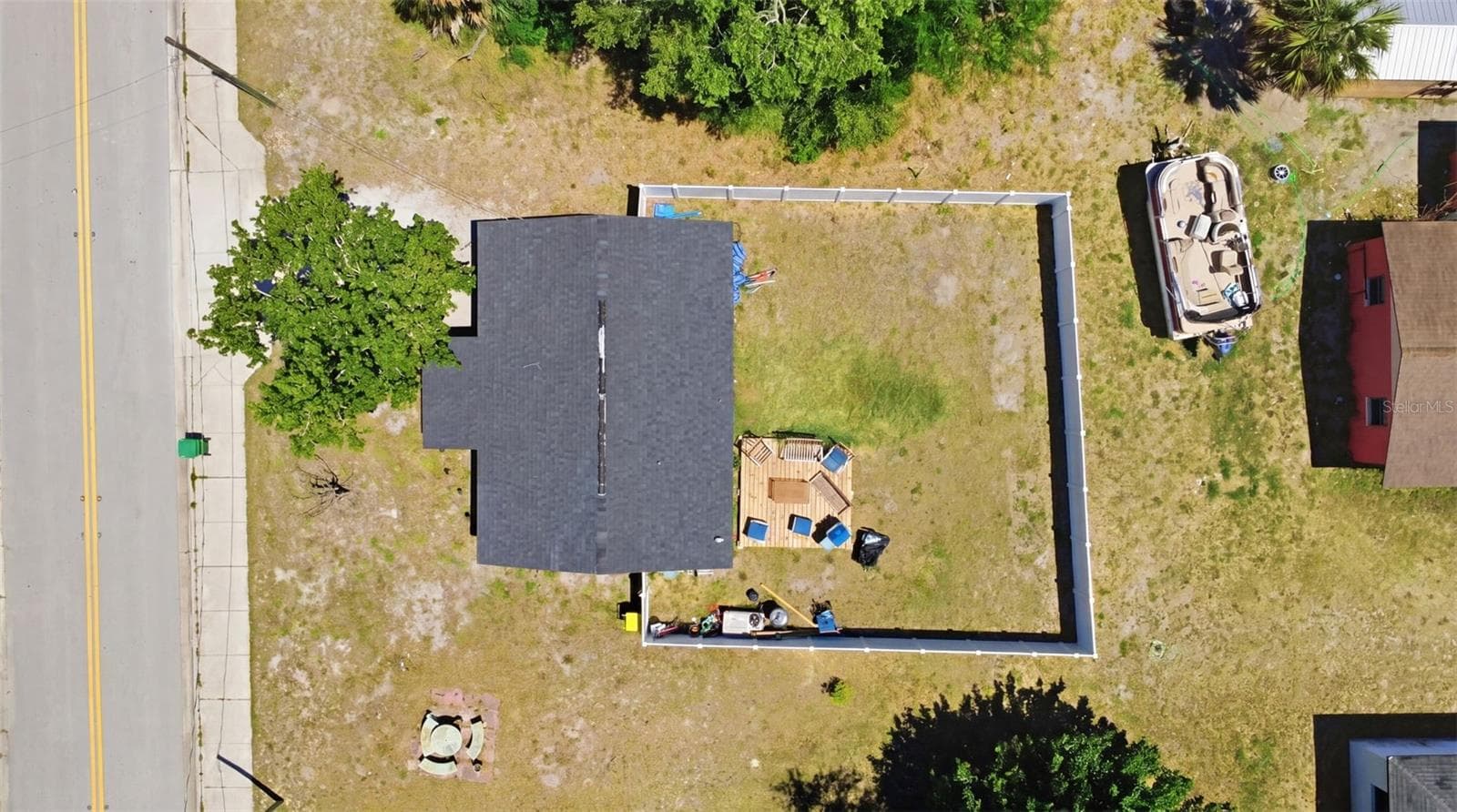 Aerial view of entire property. - 2559 HARRY T MOORE AVE, MIMS