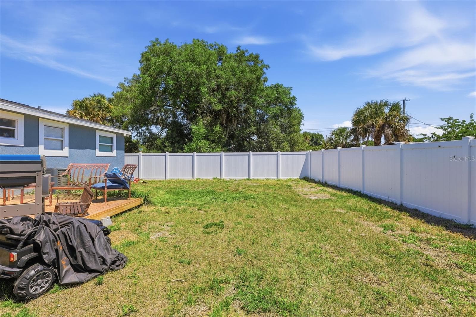 View of backyard. - 2559 HARRY T MOORE AVE, MIMS