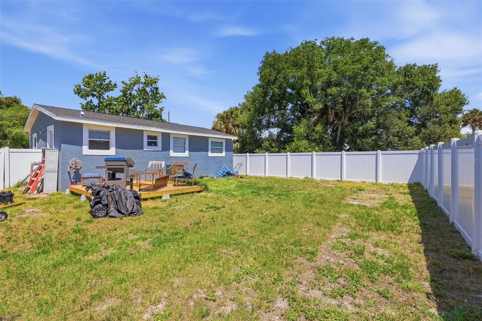 View of deck. - 2559 HARRY T MOORE AVE, MIMS