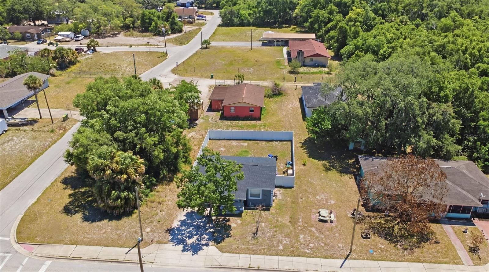 Aerial view of acreage. - 2559 HARRY T MOORE AVE, MIMS