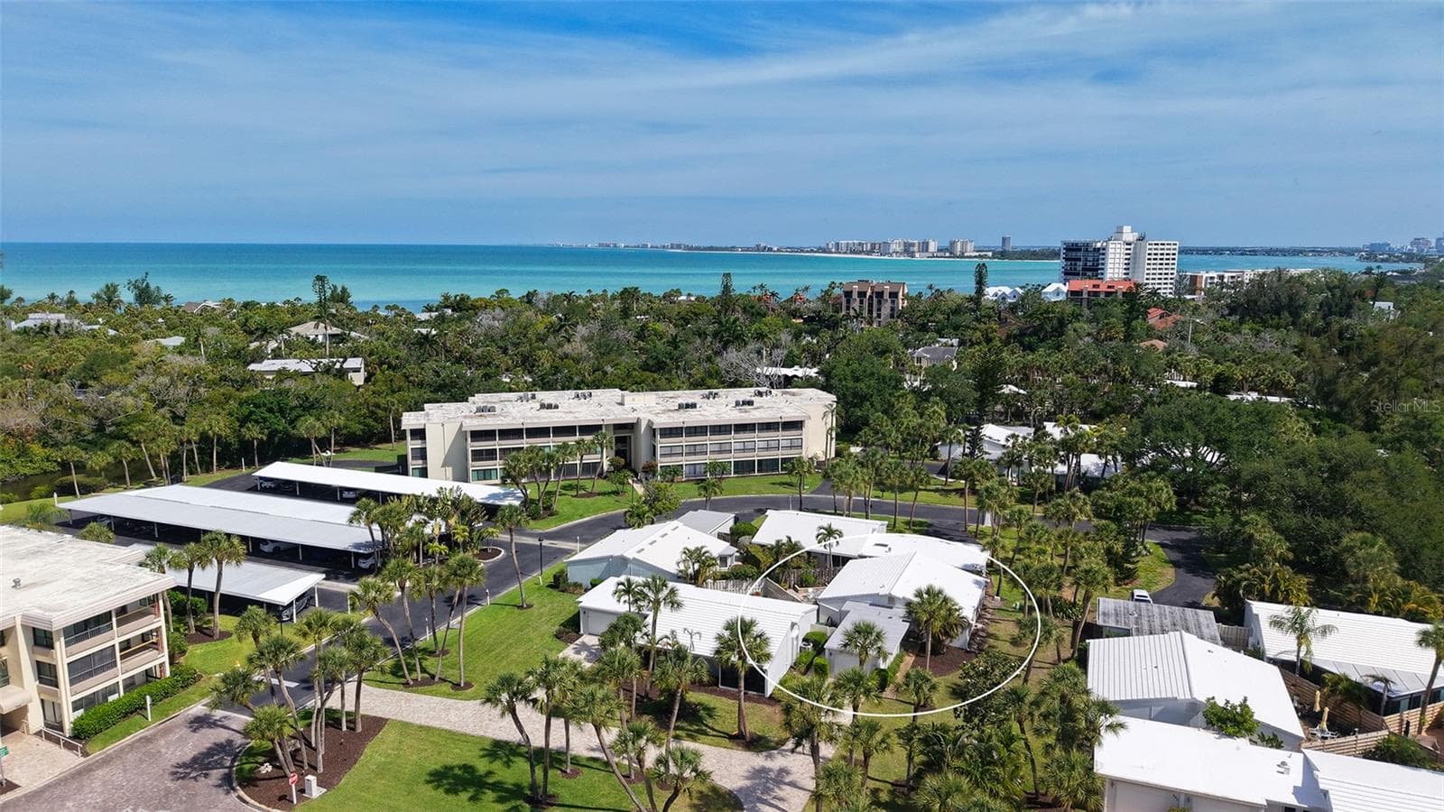 The villa is circled. - 206 HOURGLASS WAY #V10, SARASOTA