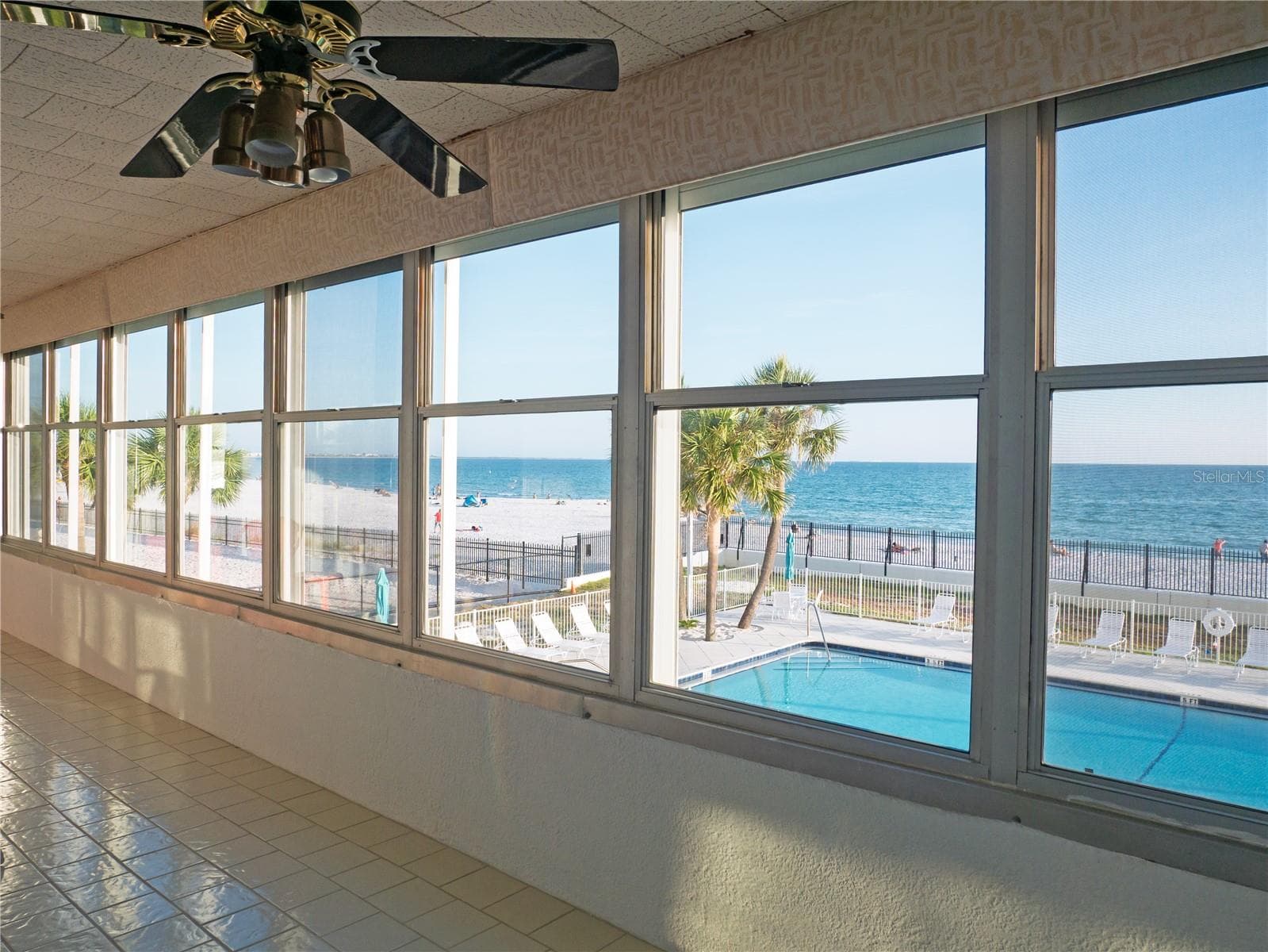 Oversized Balcony (with Hurricane Shutters) - 7000 BEACH PLZ #202, ST PETE BEACH