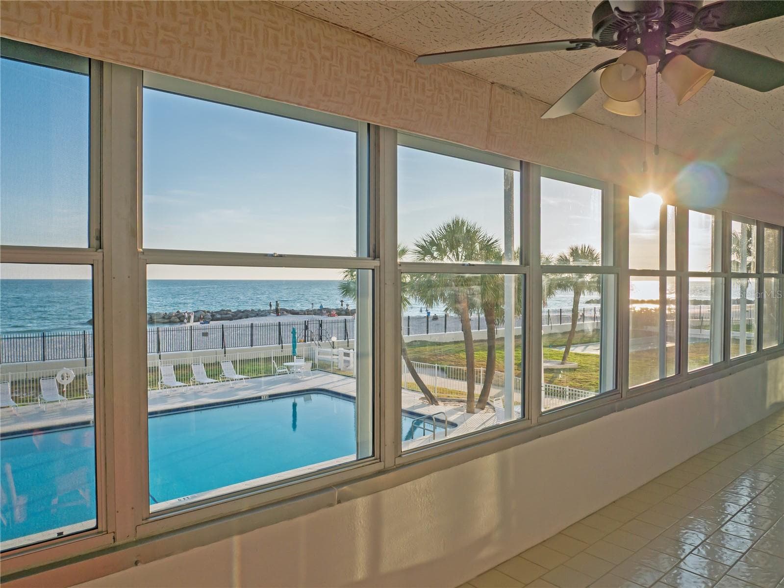 Oversized Balcony (with Hurricane Shutters) - 7000 BEACH PLZ #202, ST PETE BEACH