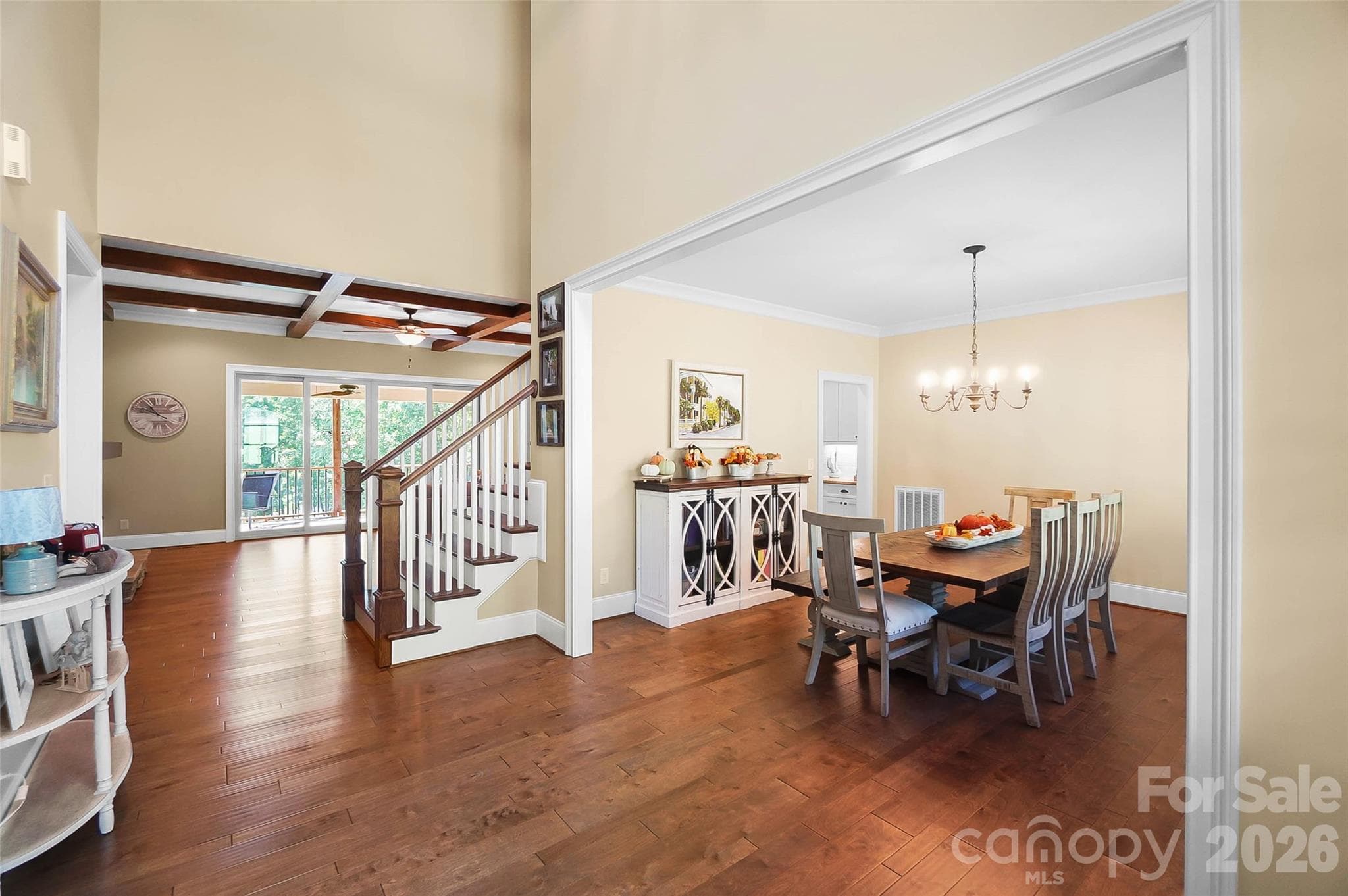 Foyer and formal dining room - 3612 Lake Twitty Drive, Monroe