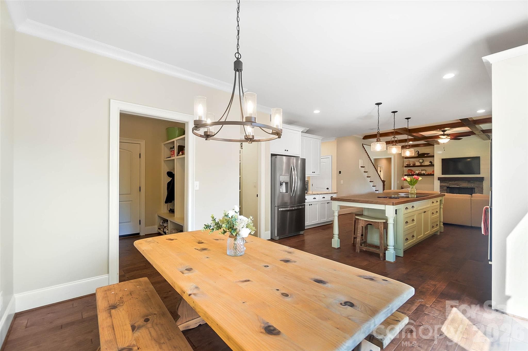 Breakfast area beside the kitchen - 3612 Lake Twitty Drive, Monroe