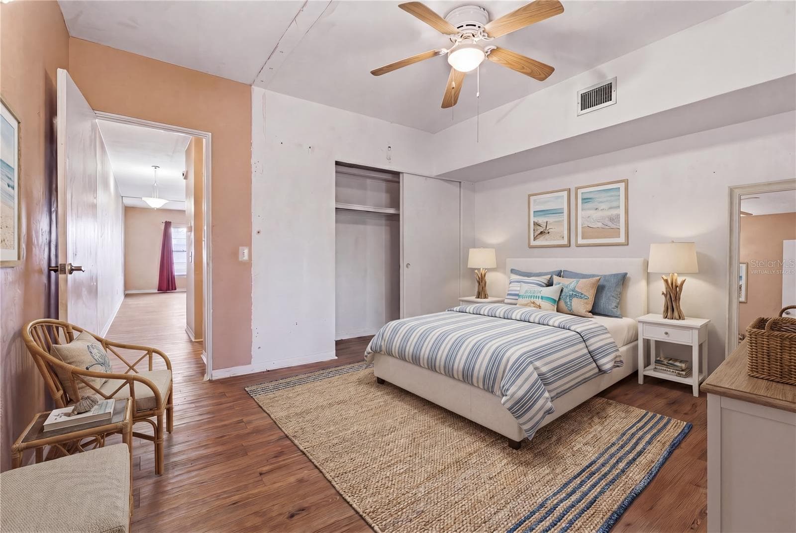 Virtually Staged bedroom - 4325 58TH WAY N #1525, KENNETH CITY
