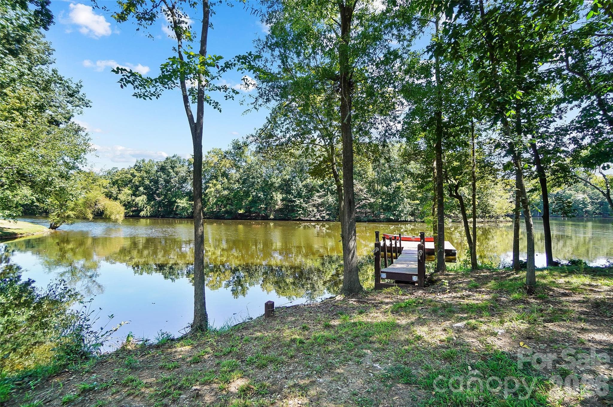 View down the private pier - 3612 Lake Twitty Drive, Monroe