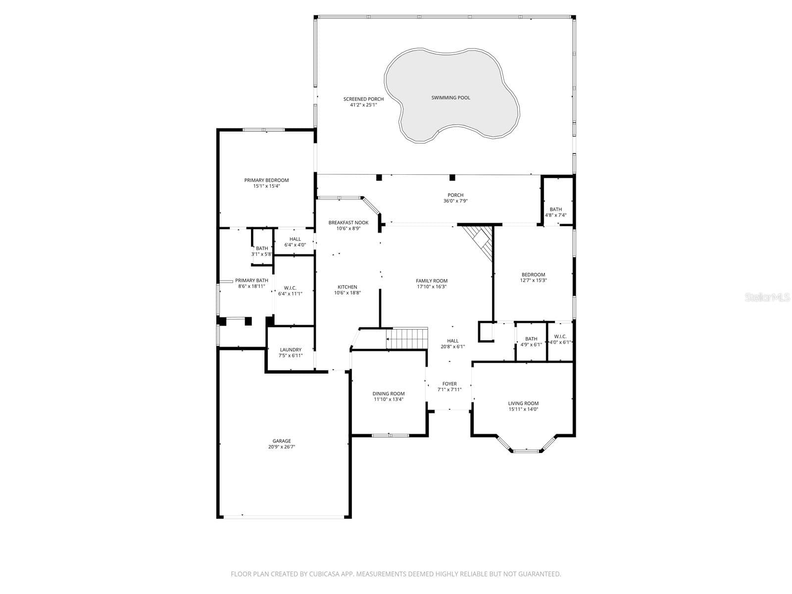 FLOOR PLAN - 7670 MILANO DR, ORLANDO