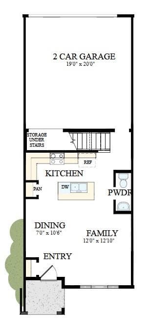 Welcoming open floorplan. - Rock Hill