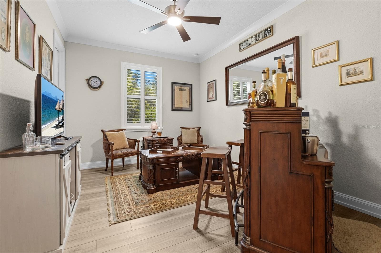 Additional Bedroom currently used as a flex space - with walk-in closet - 617 MISTIFLOWER CIR, NOKOMIS