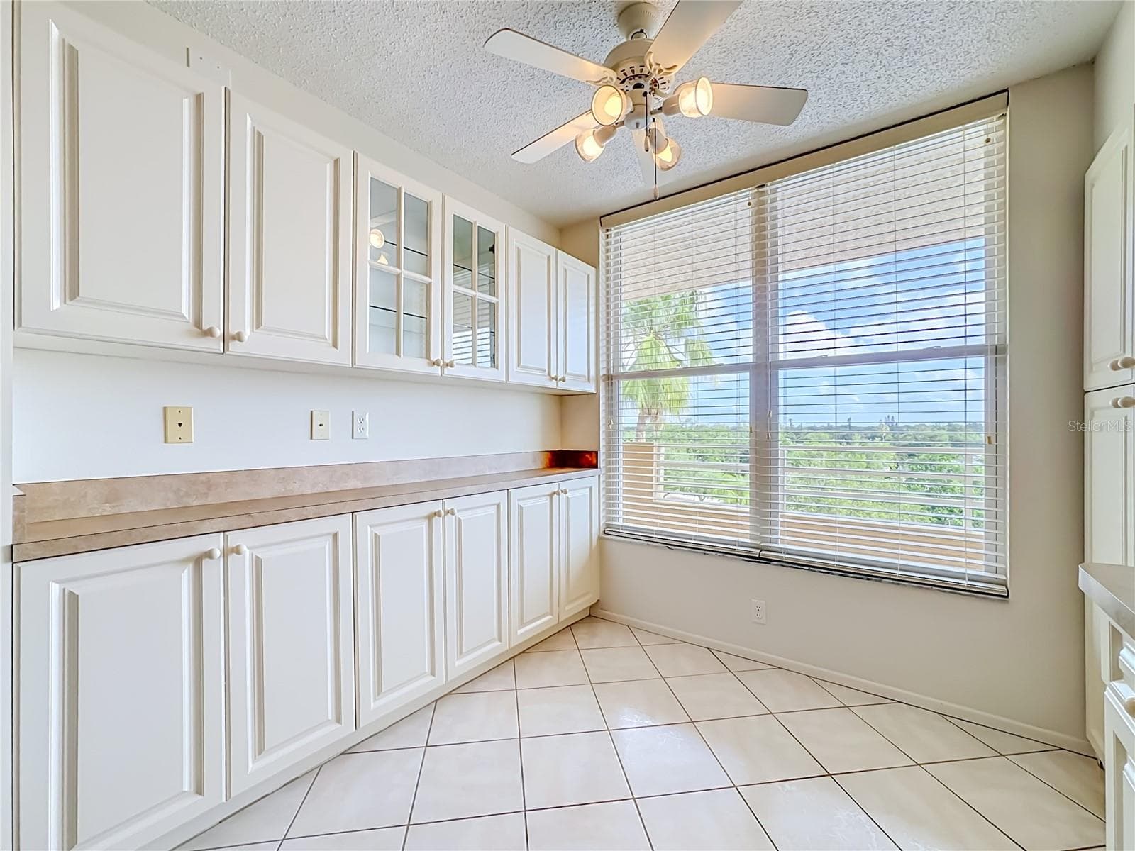 Nice glass front cabinet. - 3740 PINEBROOK CIR #607, BRADENTON