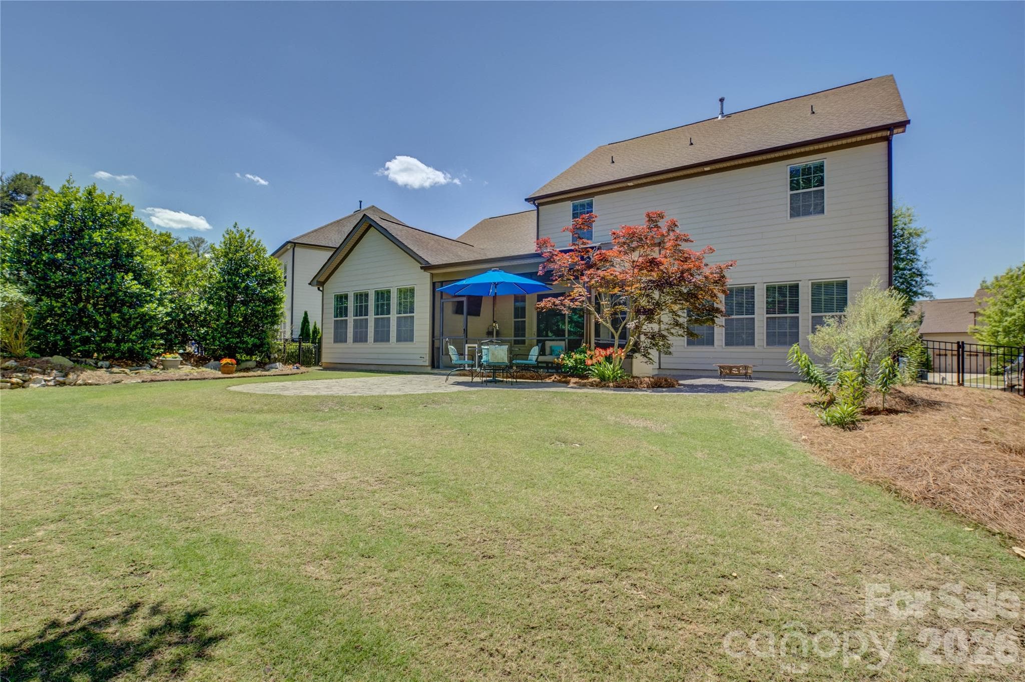 This fenced in  backyard is fantastic - Charlotte