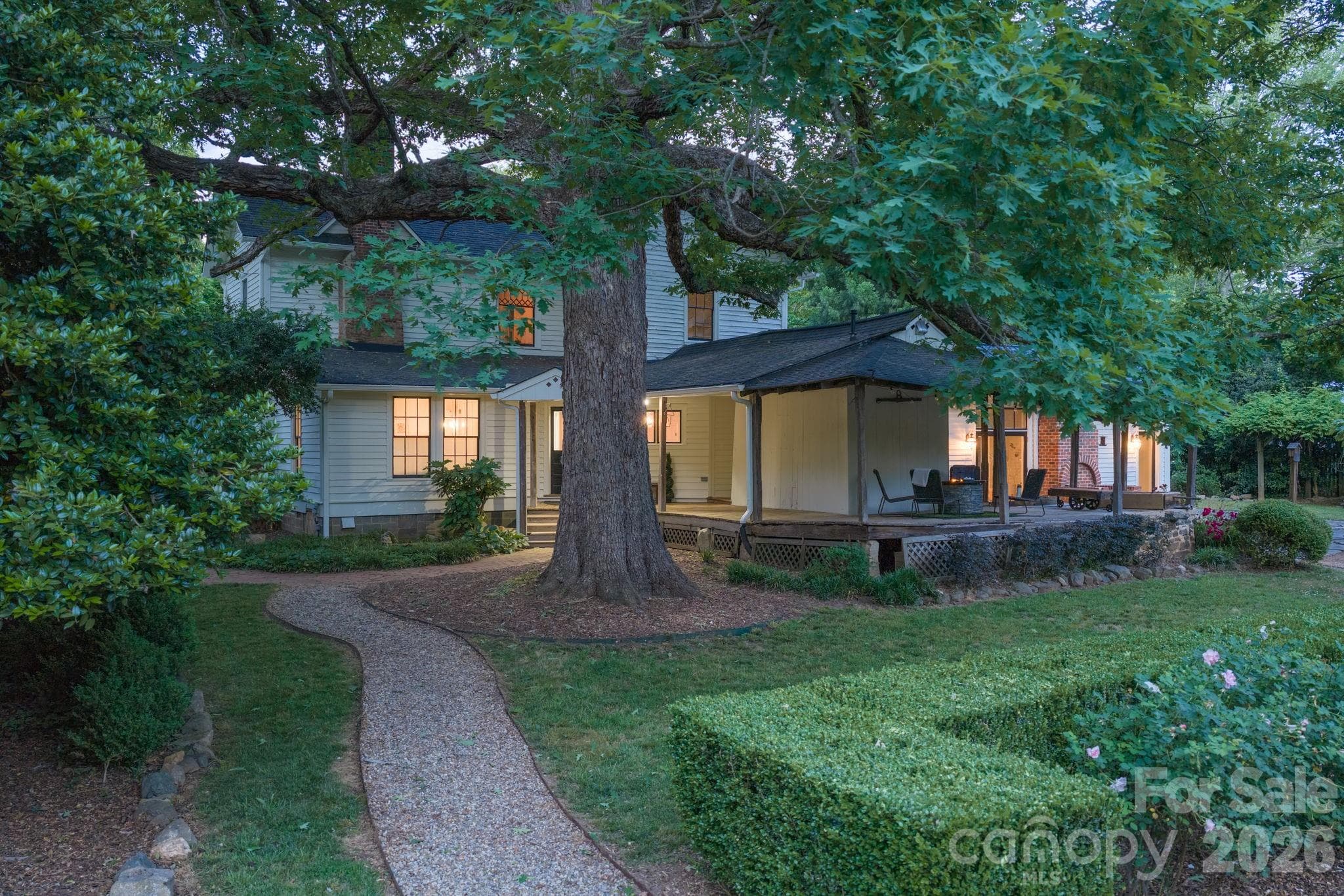 Surrounded by a Master Gardener's creation and nature's history, gardens & hardwood canopy. - Huntersville