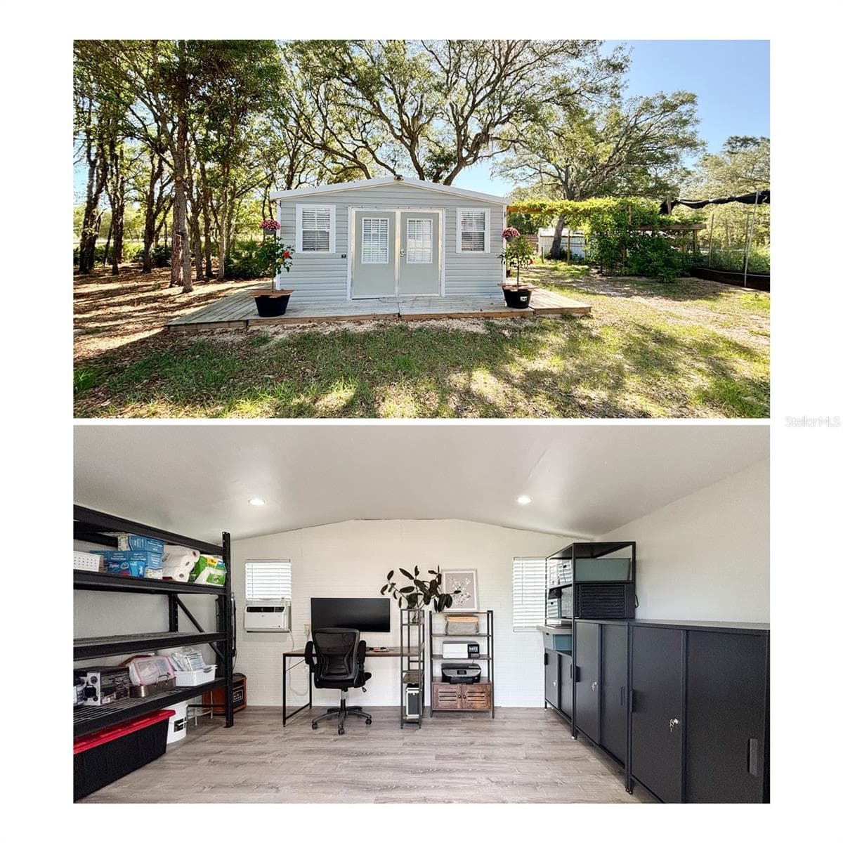 Finished Studio Shed with AC - 6254 W PEKING CT, DUNNELLON