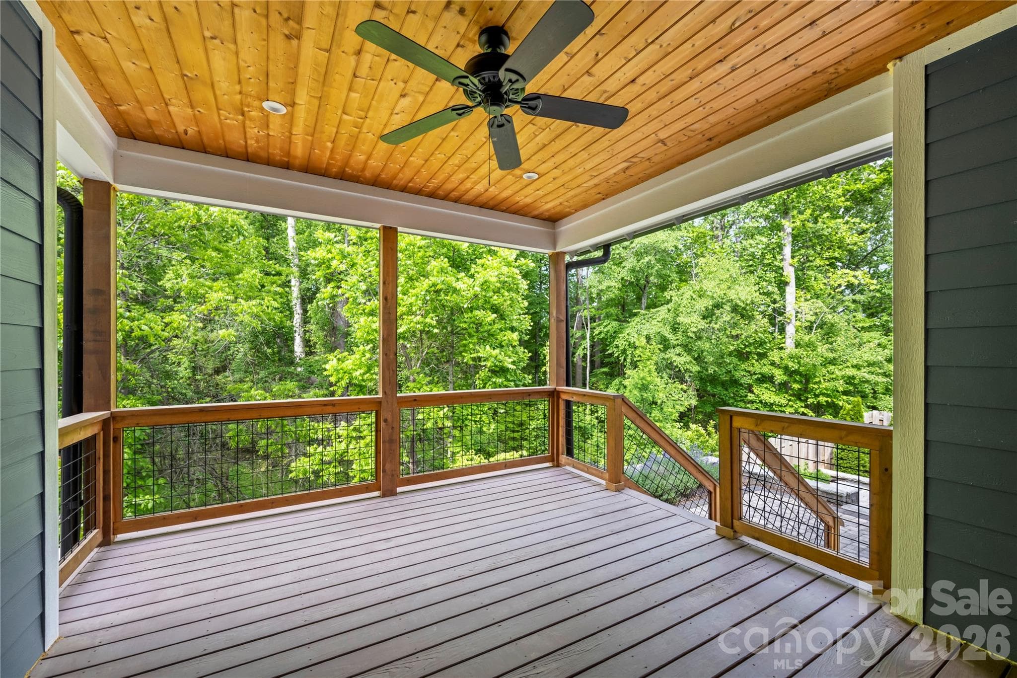 Covered Back Deck - 67 Starwood Valley Trail, Arden