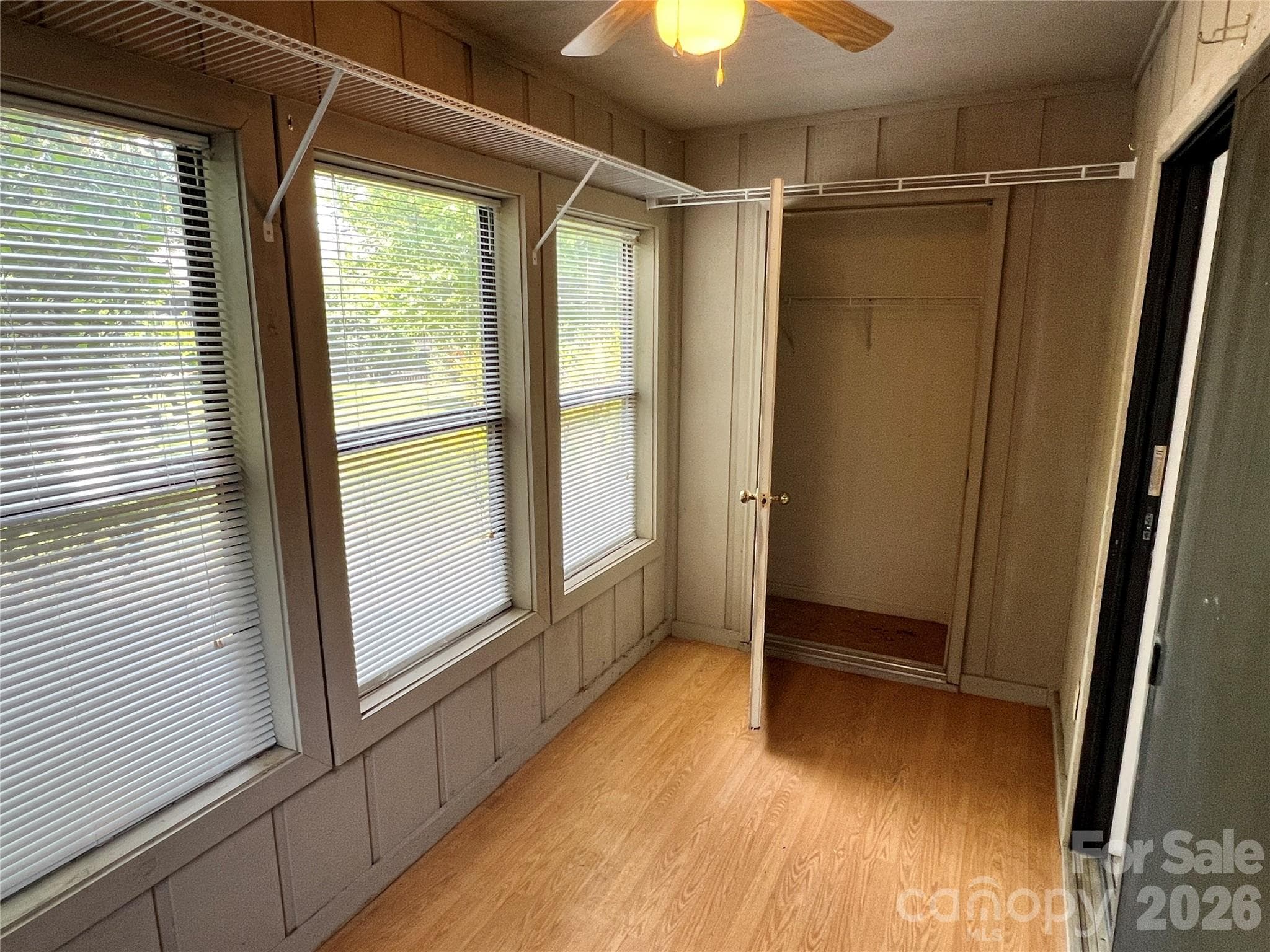 One of the few units with enclosed back porch. Sliding doors can be removed to open even more. - Asheville