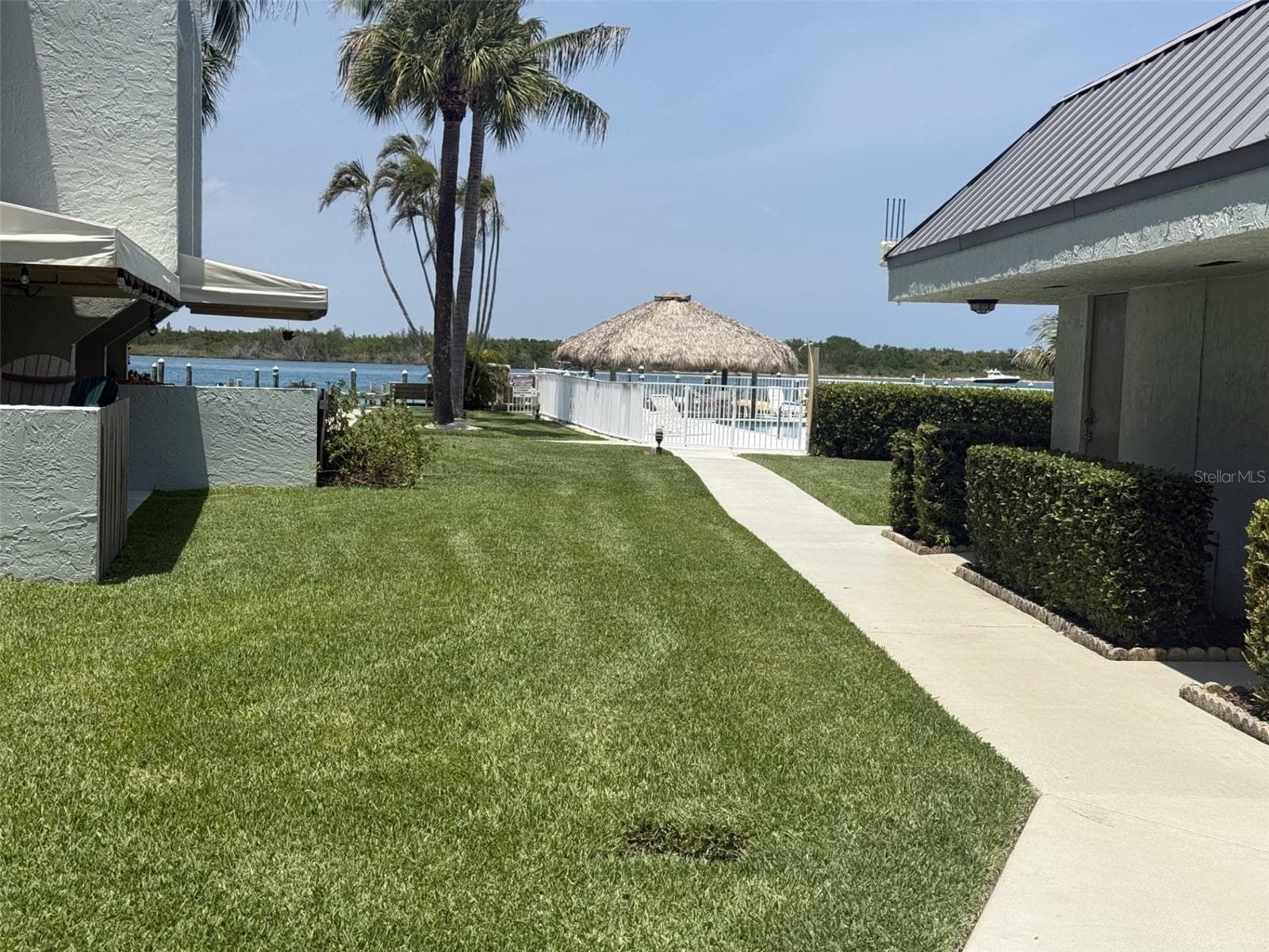 View of Inlet from patio - 1300 SEAWAY DR #C1, HUTCHINSON ISLAND