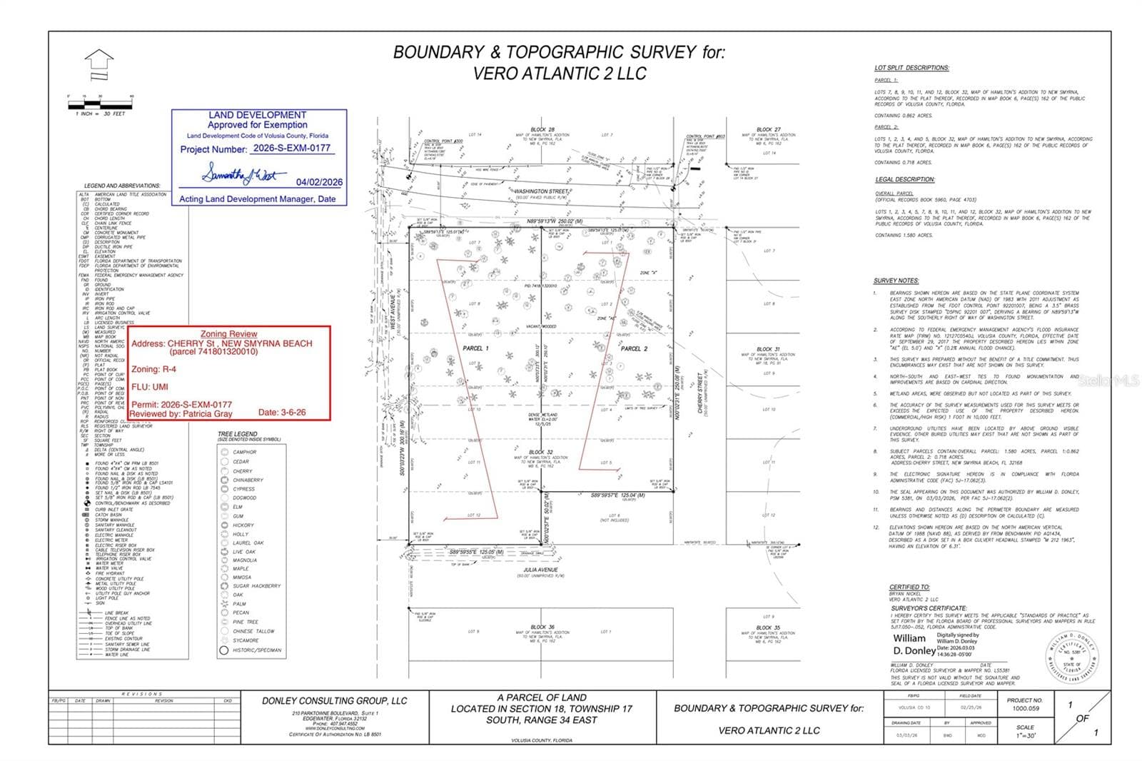 Land at 0 WASHINGTON ST, NEW SMYRNA BEACH, photo 2 of 5
