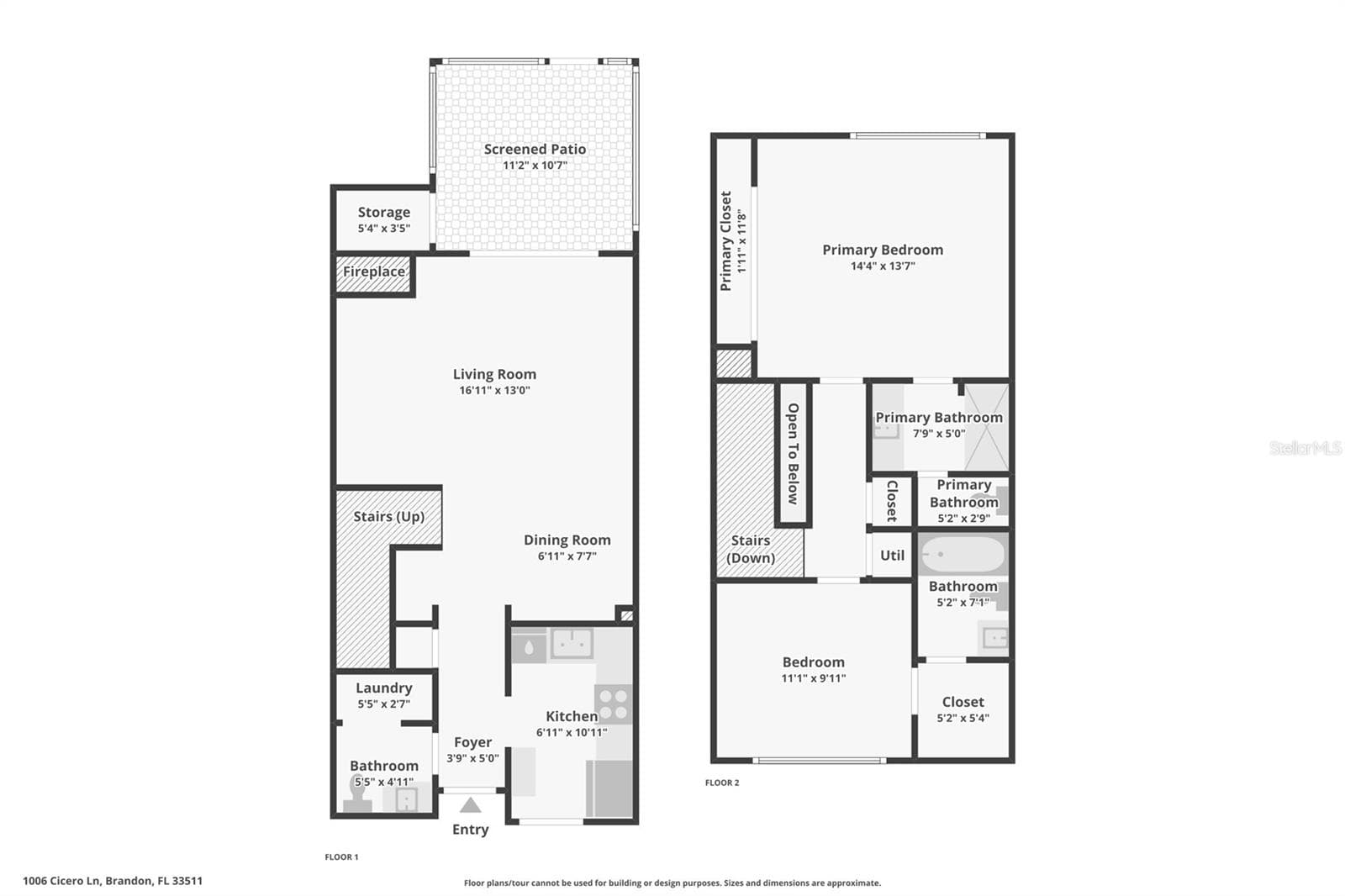 FLOOR PLAN - 1006 CICERO LN, BRANDON