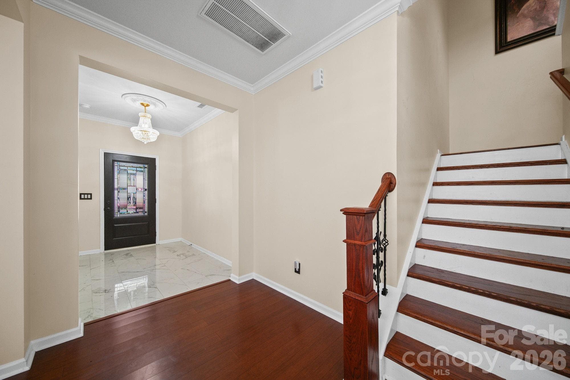 Staircase on main level - Tillery Tradition, Mount Gilead