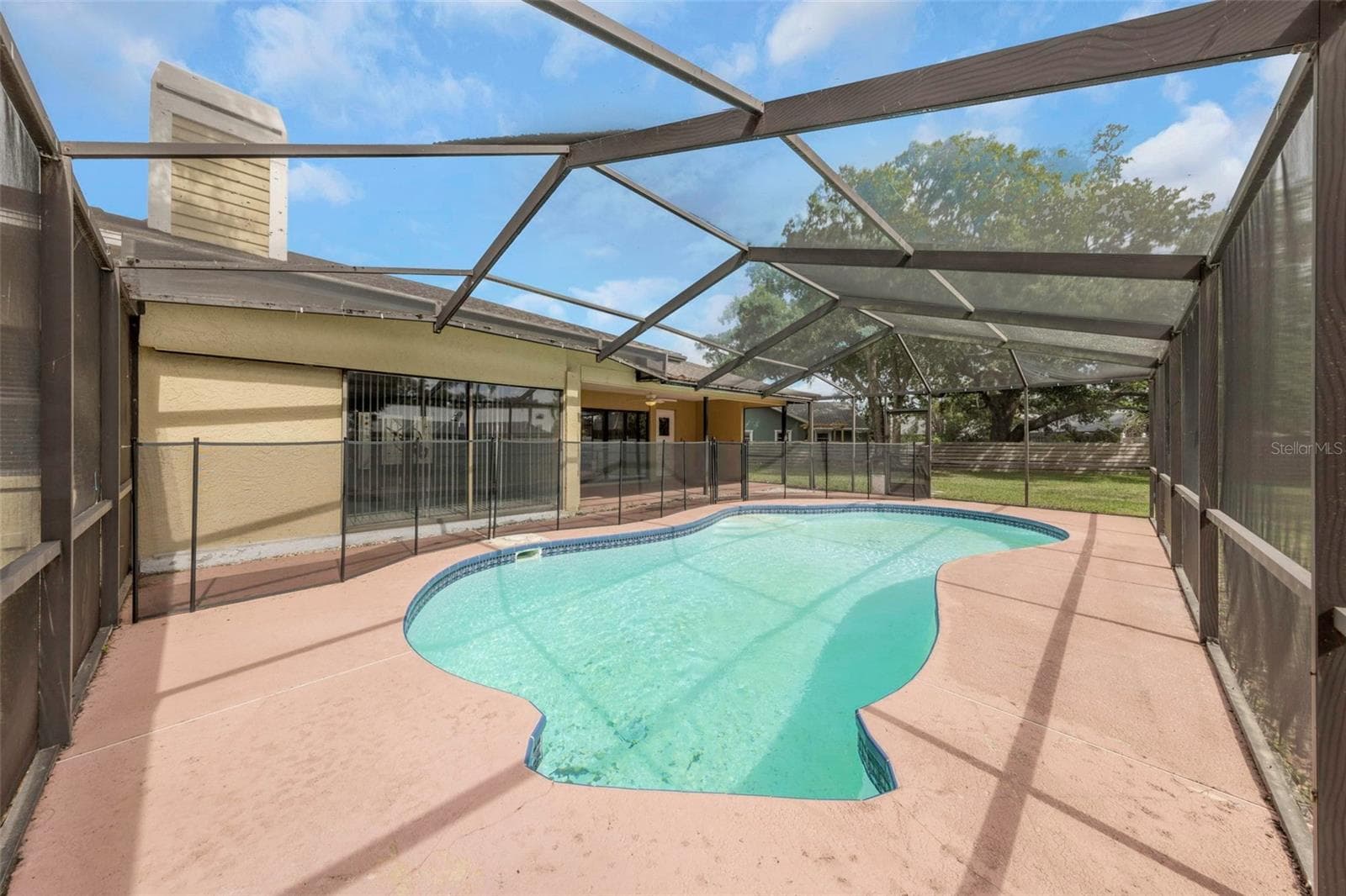 Pool - Reverse View - 3334 BRIAN RD N, PALM HARBOR