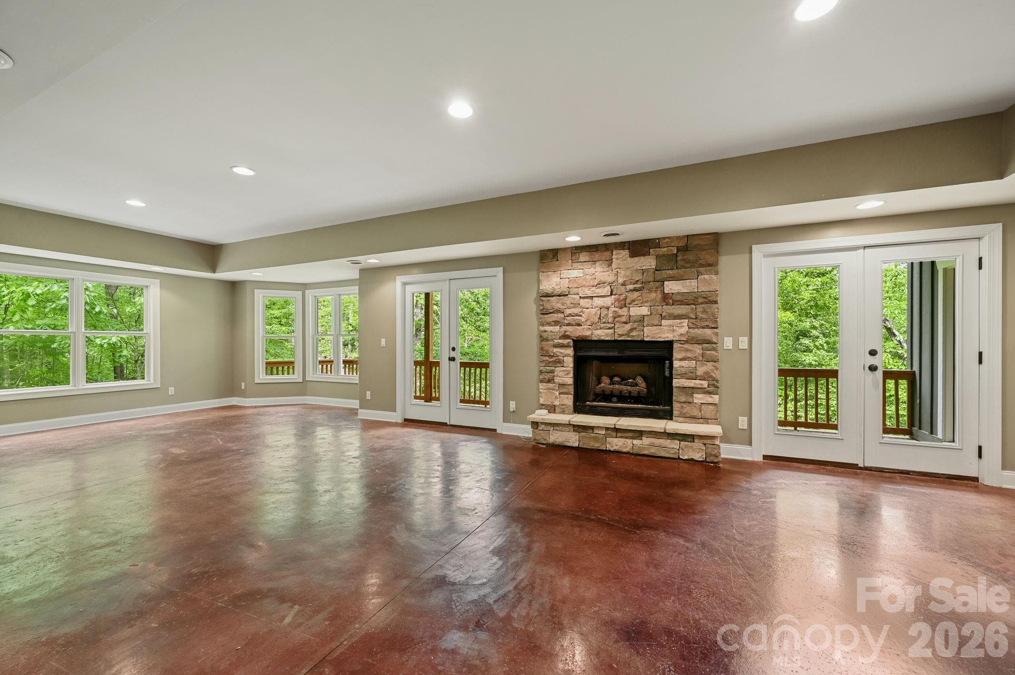 Sealed Concrete Floors - 314 Woodland Drive, Swannanoa