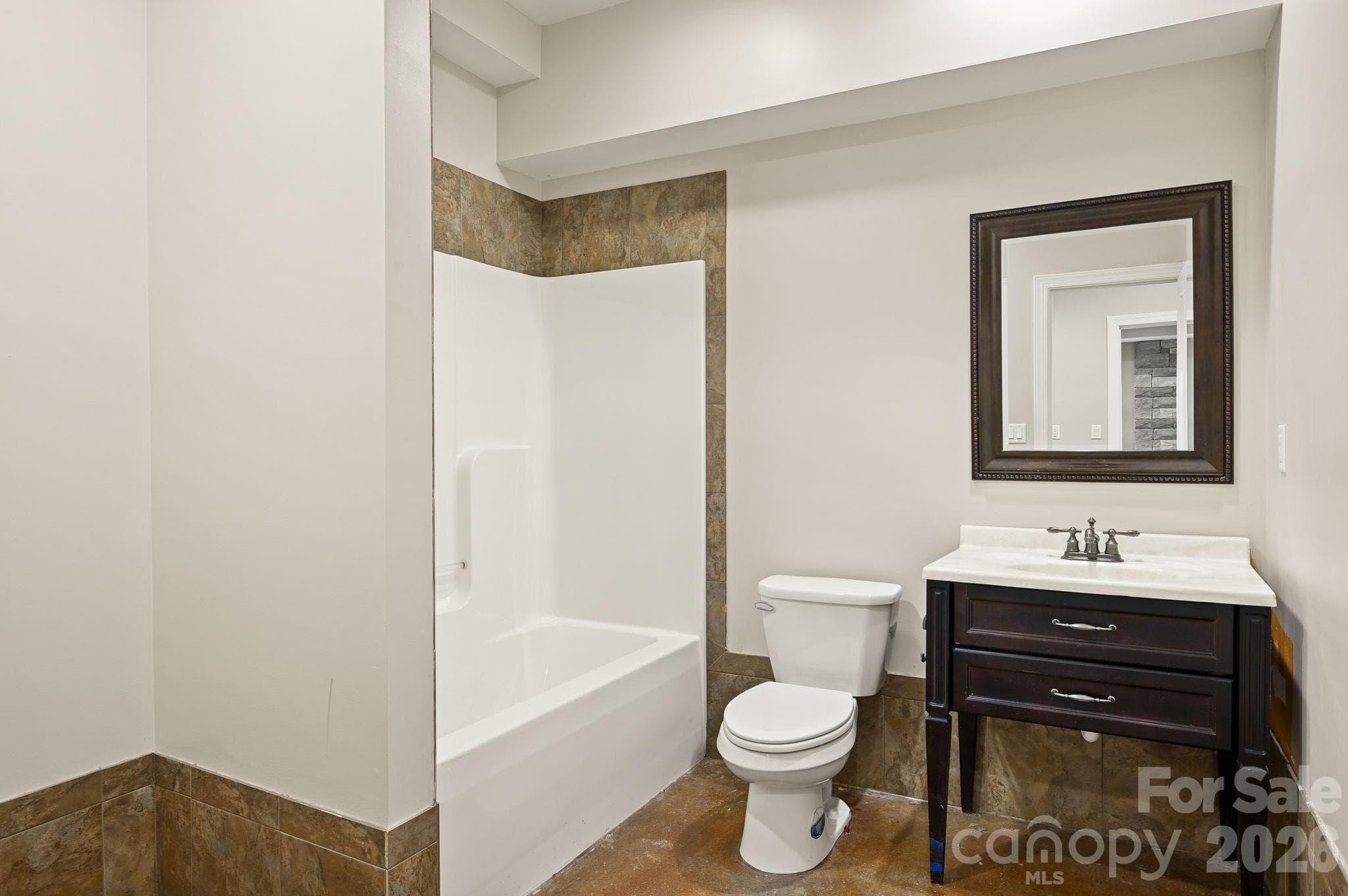 Basement Full Bath - 314 Woodland Drive, Swannanoa