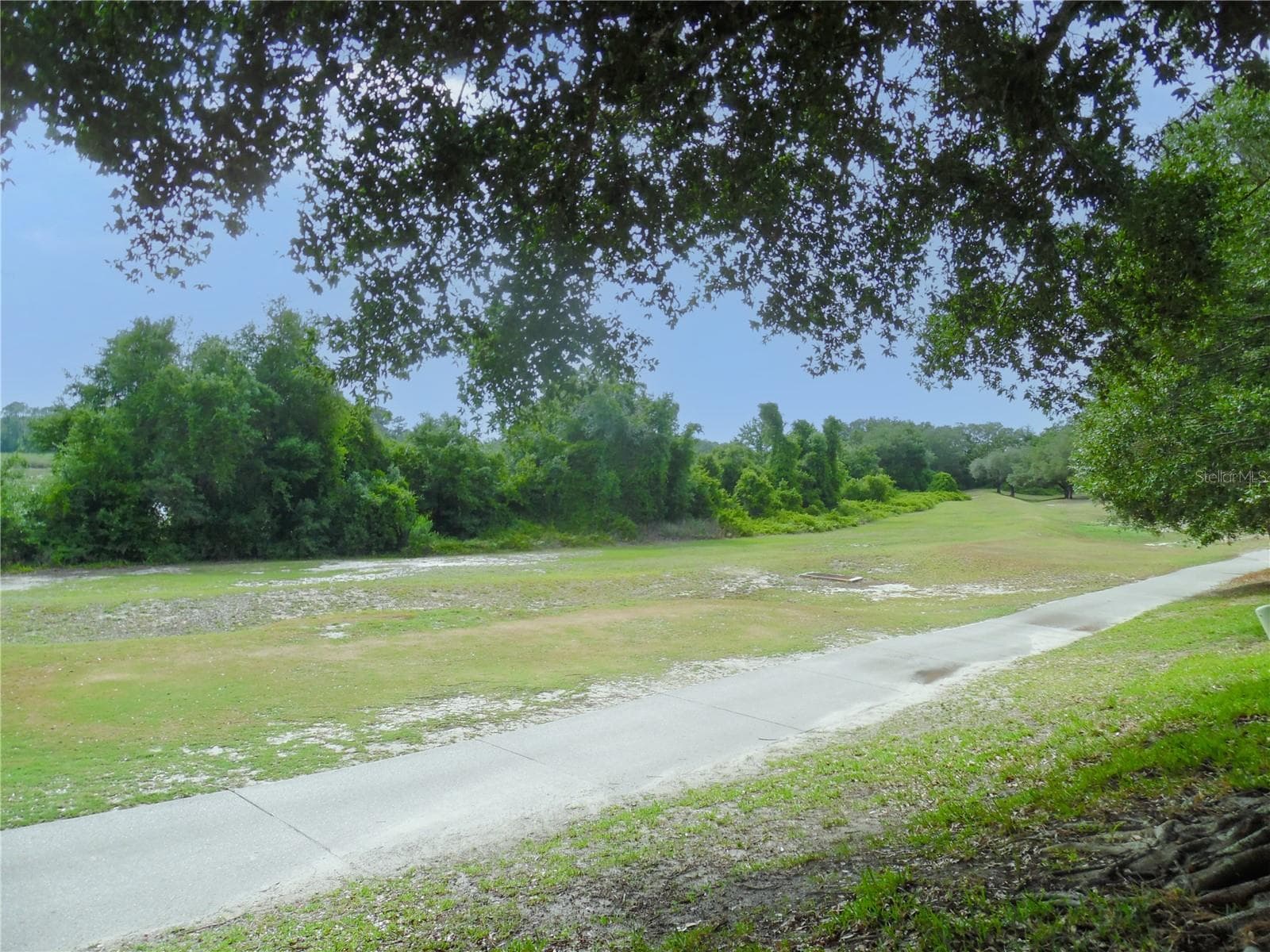 View over looking the golf course and golf cart trail - 24947 CRANES ROOST CIR, LEESBURG