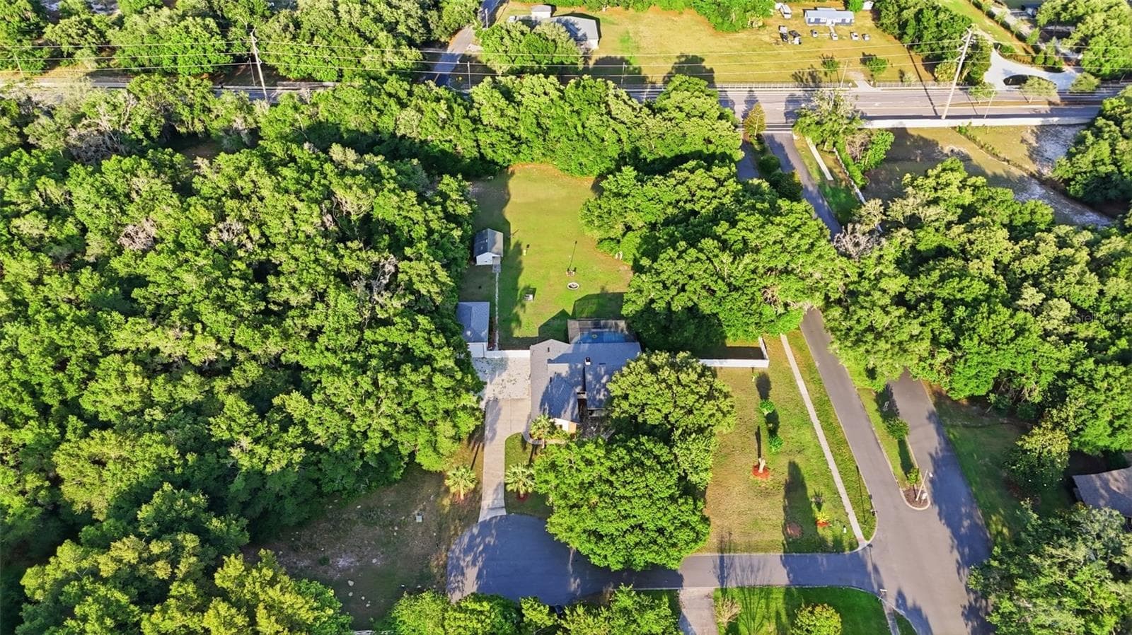 Bird's Eye View of Main Hoe, Backyard & Private Grounds - 3501 HILL STREAM AVE, APOPKA
