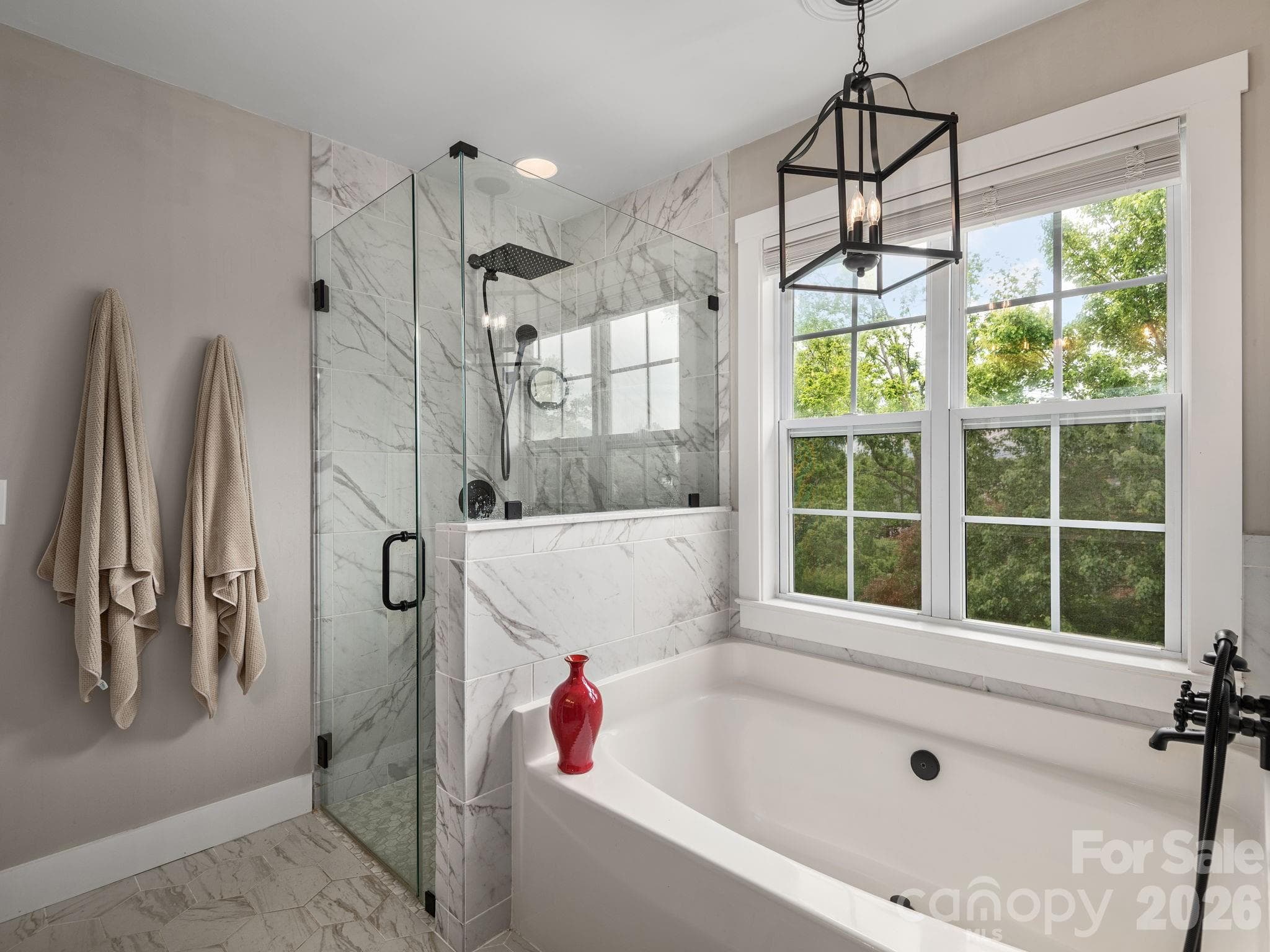 Primary Bath Renovated and Updated - 288 Walnut Crest Road, Fletcher