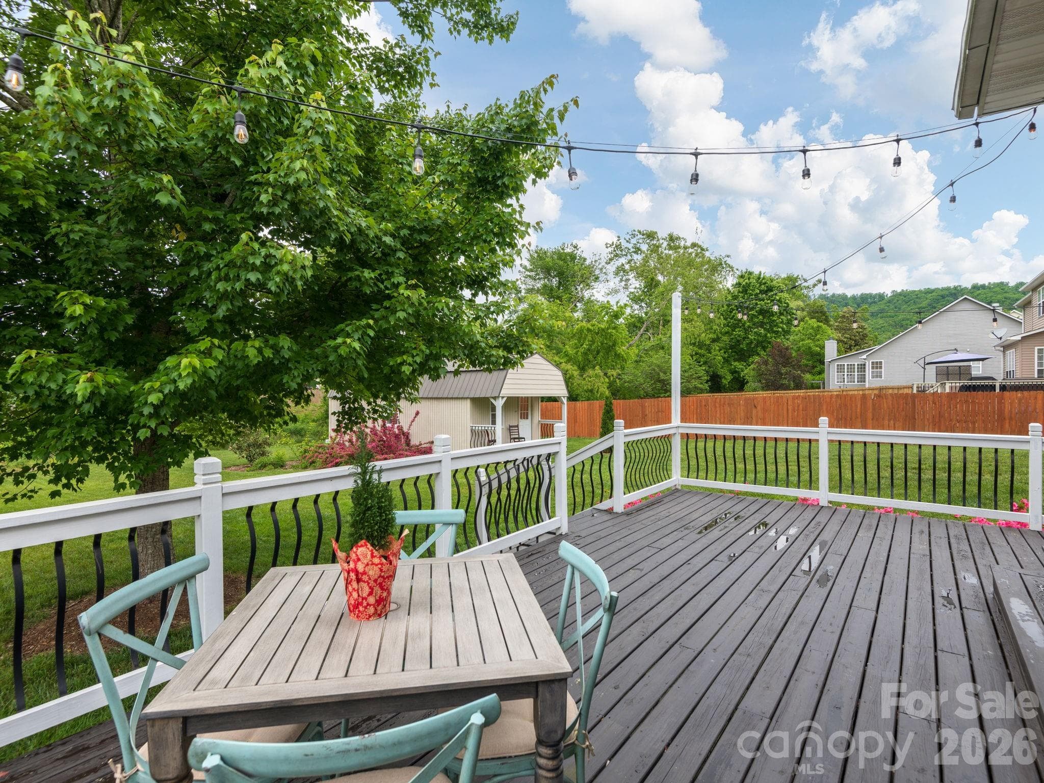 Rear Deck and ADU View - 288 Walnut Crest Road, Fletcher