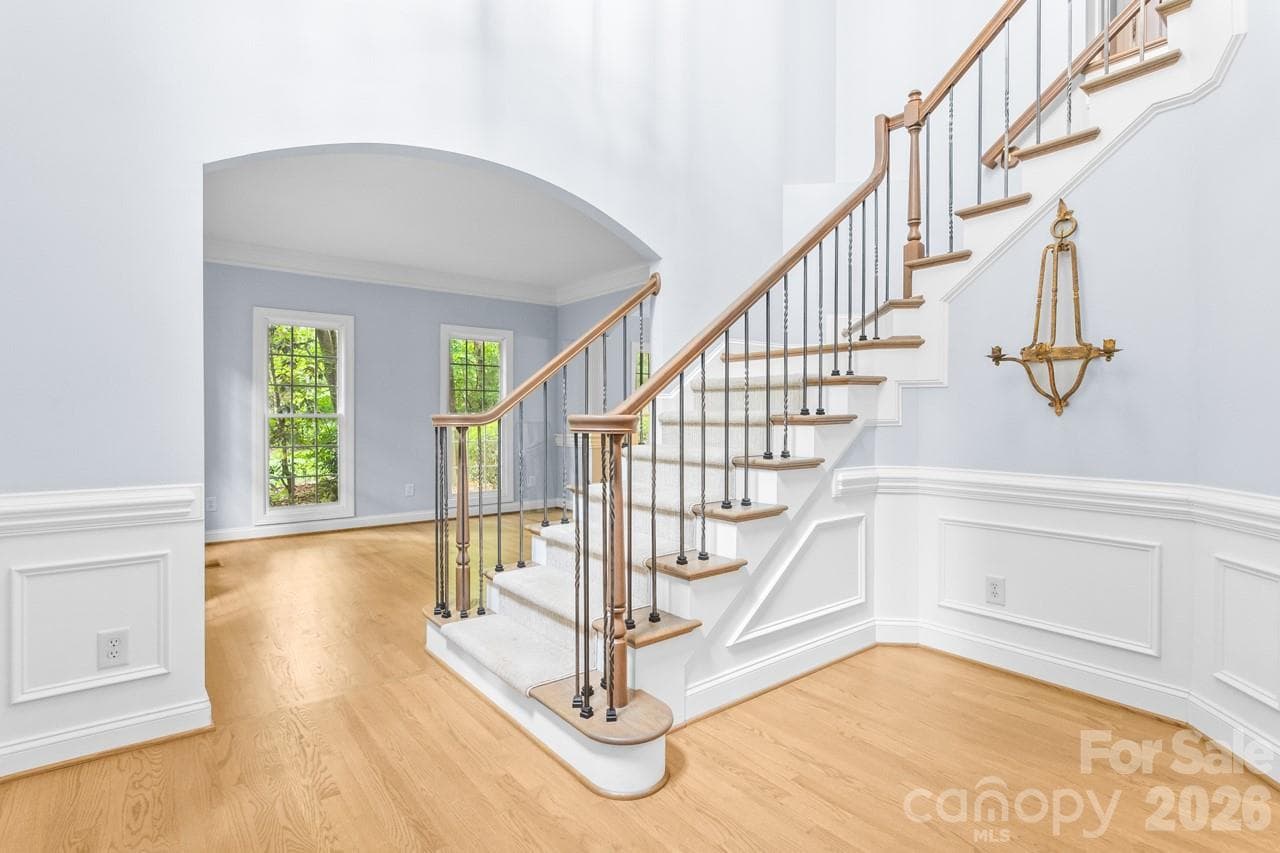 Spacious open 2-story foyer . - 4415 Everclear Court, Charlotte